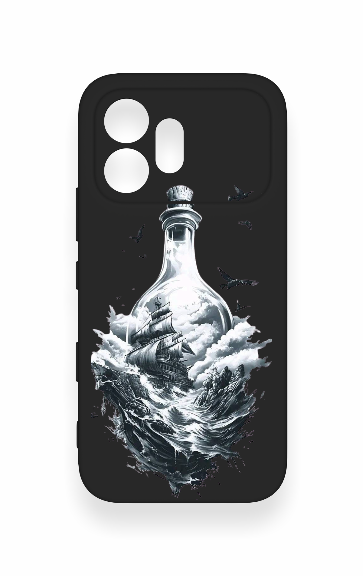 Honor 600 Uyumlu Secret Sea Desenli Silikon Kılıf