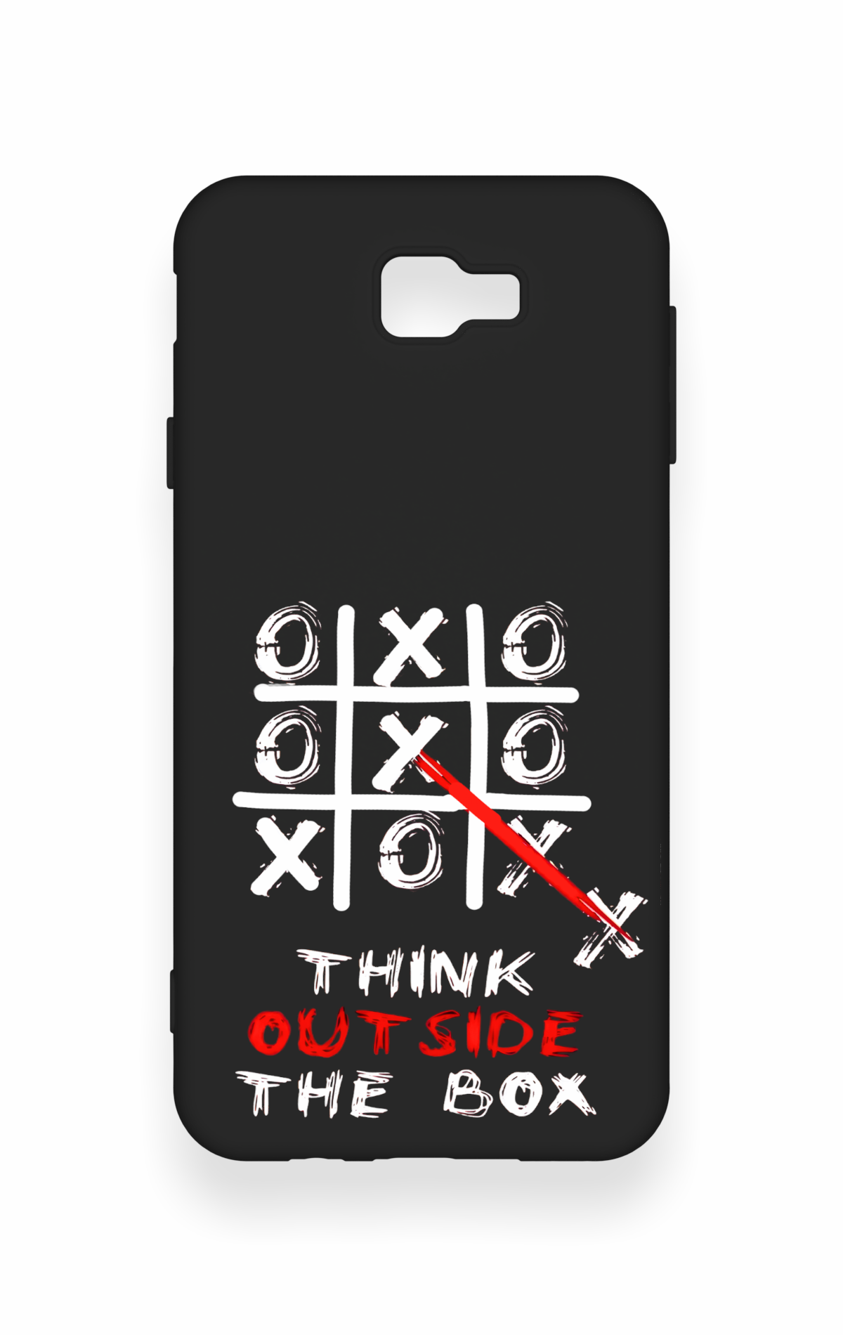 Samsung J7 Prime Uyumlu Out Side The Box Desenli Silikon Kılıf