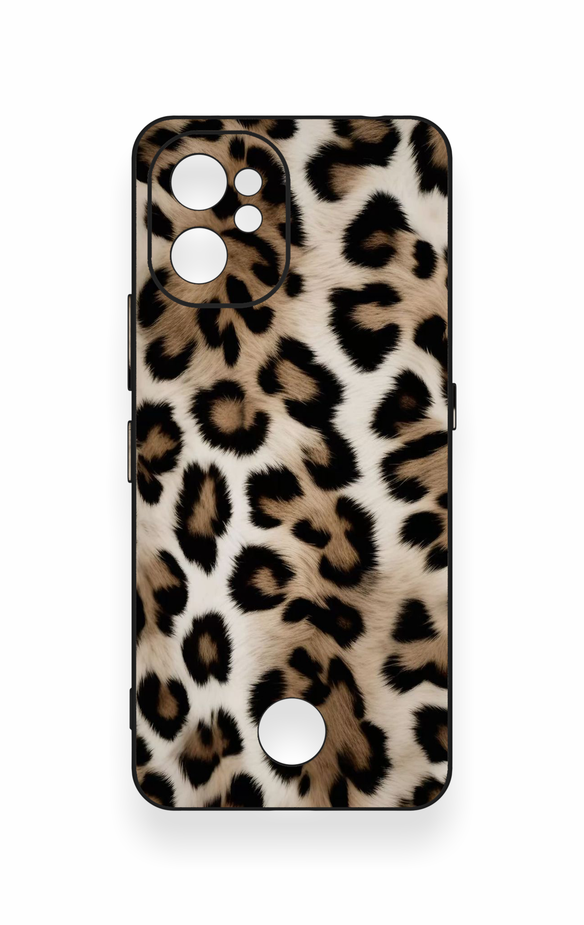Reeder S19 Max Pro Uyumlu Leopar Derisi Desenli Silikon Kılıf