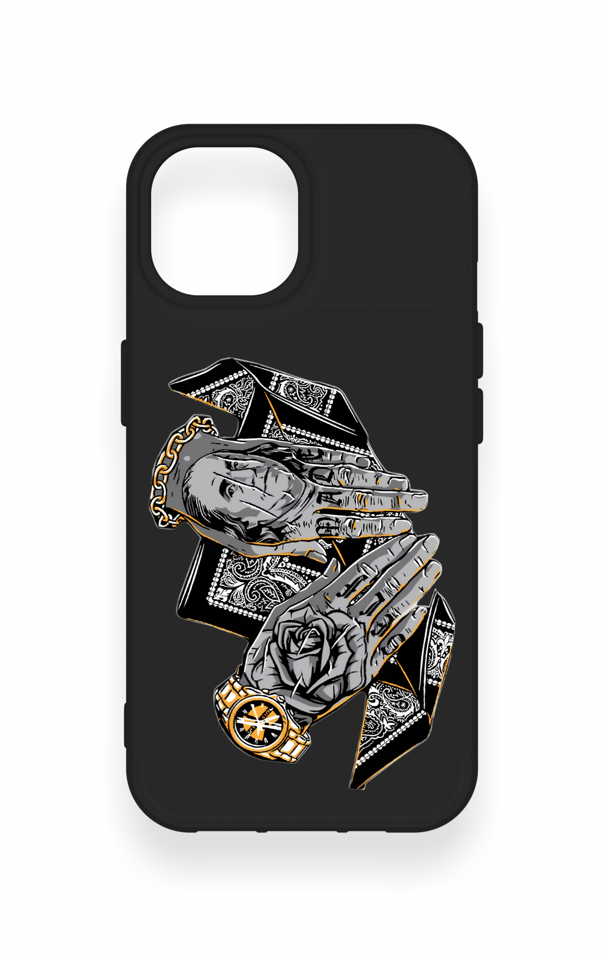 iPhone 15 Uyumlu Self Made Desenli Silikon Kılıf