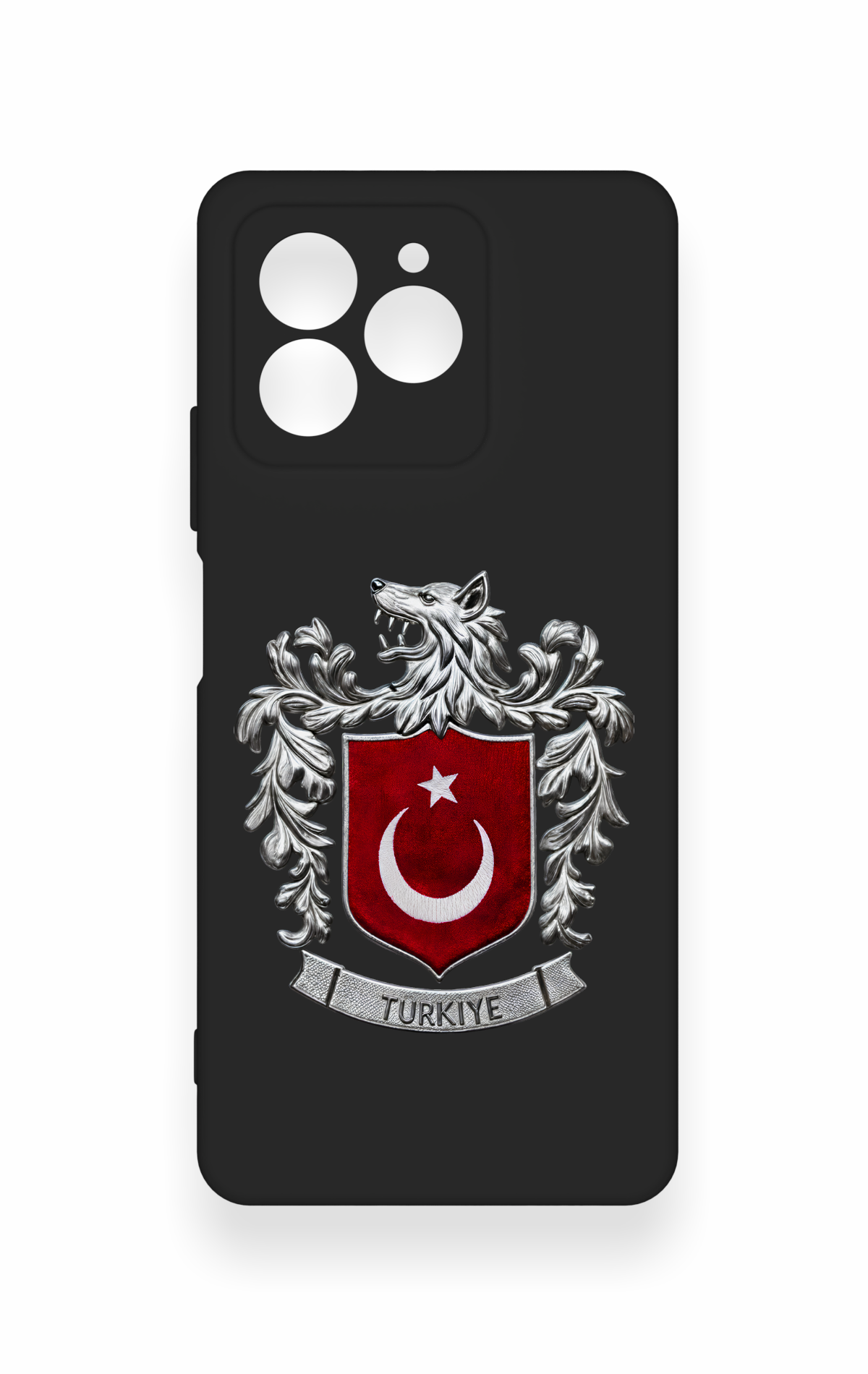 Omix X7 Uyumlu Türk Arma Desenli Silikon Kılıf