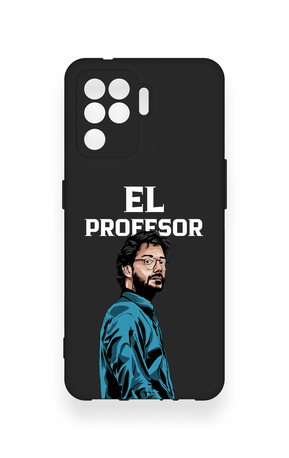 Oppo Reno 5 Lite Uyumlu El Profesor Desenli Silikon Kılıf