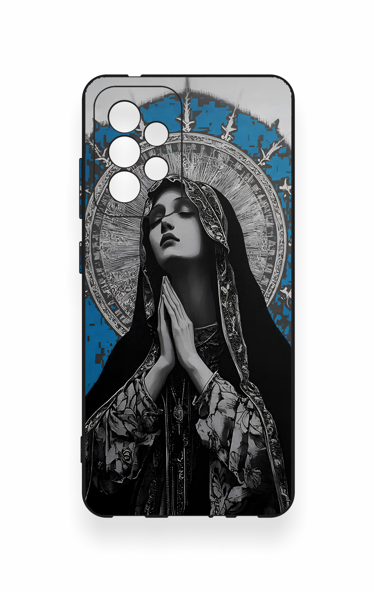 Samsung A52 Uyumlu Rahibe Desenli Silikon Kılıf