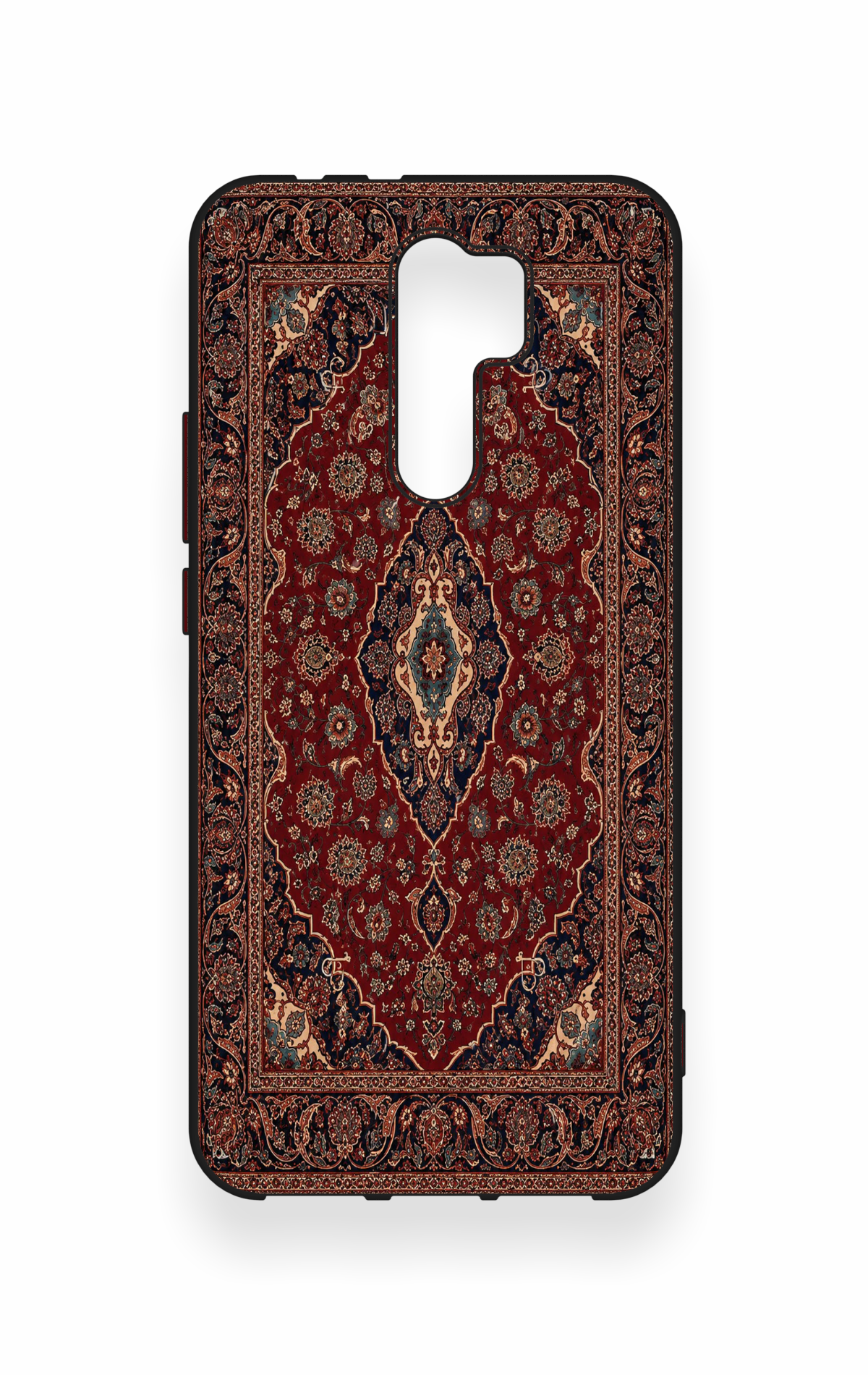 Redmi 9 Uyumlu Acem Halı Desenli Silikon Kılıf