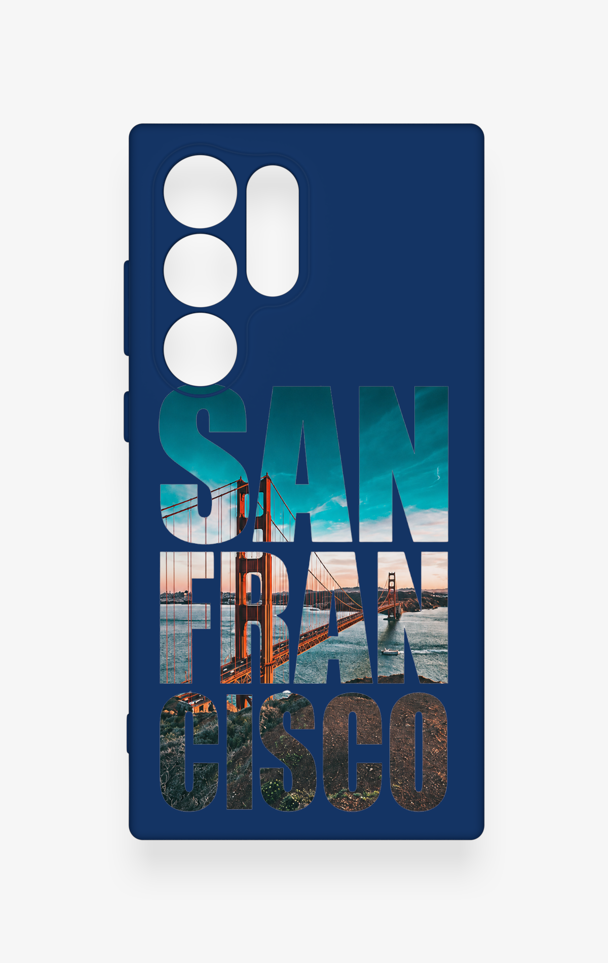 Samsung S24 Ultra Uyumlu San Francisco Desenli Silikon Kılıf