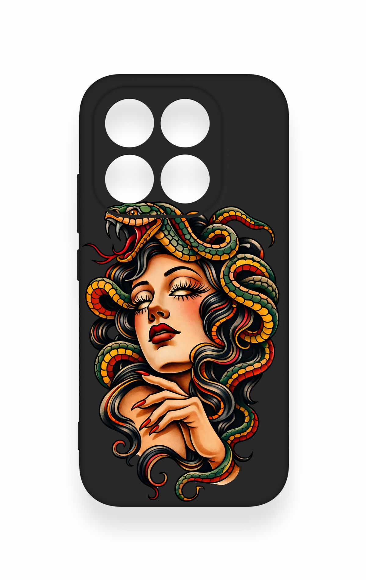 Xiaomi Mi 17 5G Uyumlu Medusa Desenli Silikon Kılıf