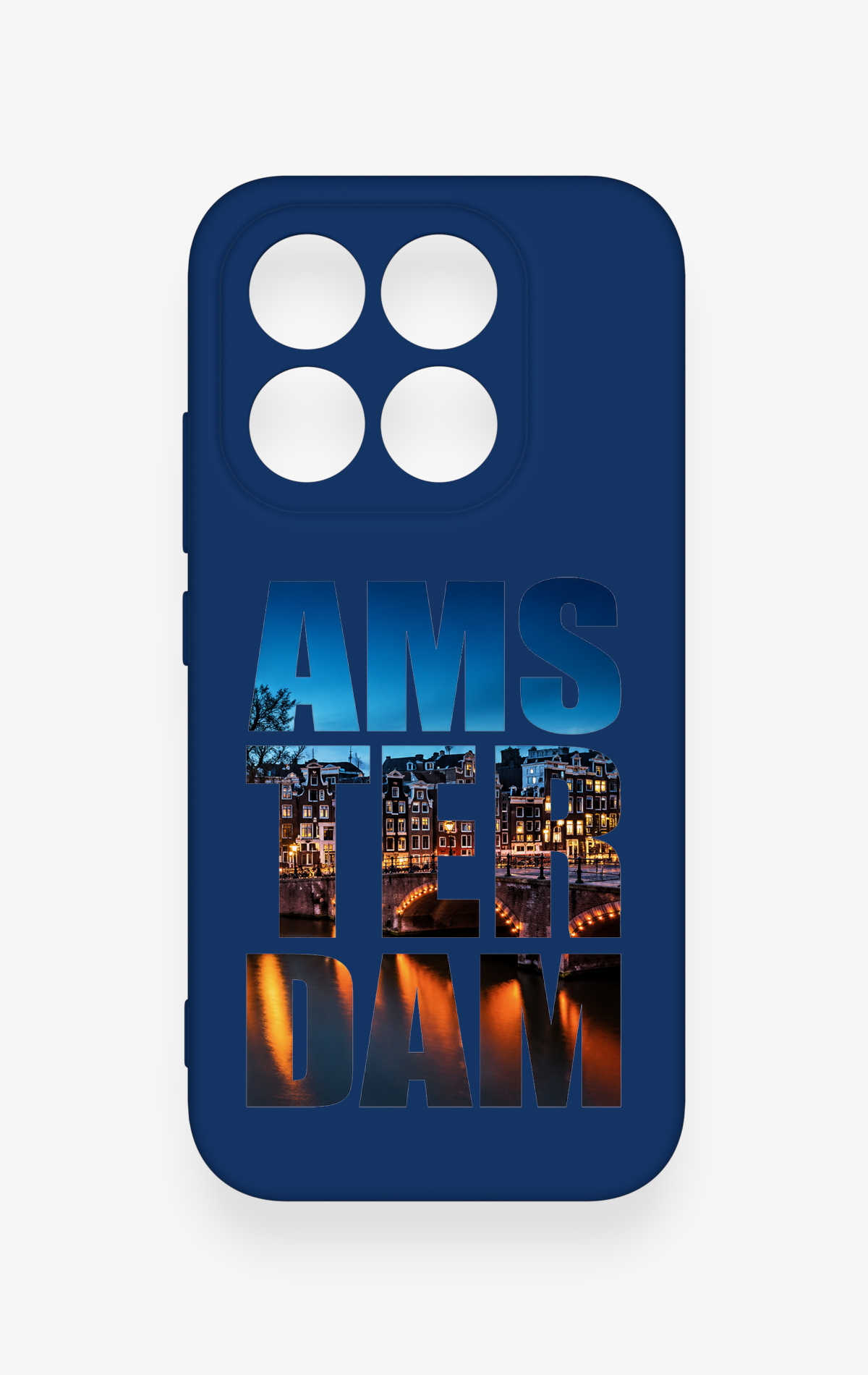 Mi 17 5G Uyumlu Amsterdam Desenli Silikon Kılıf
