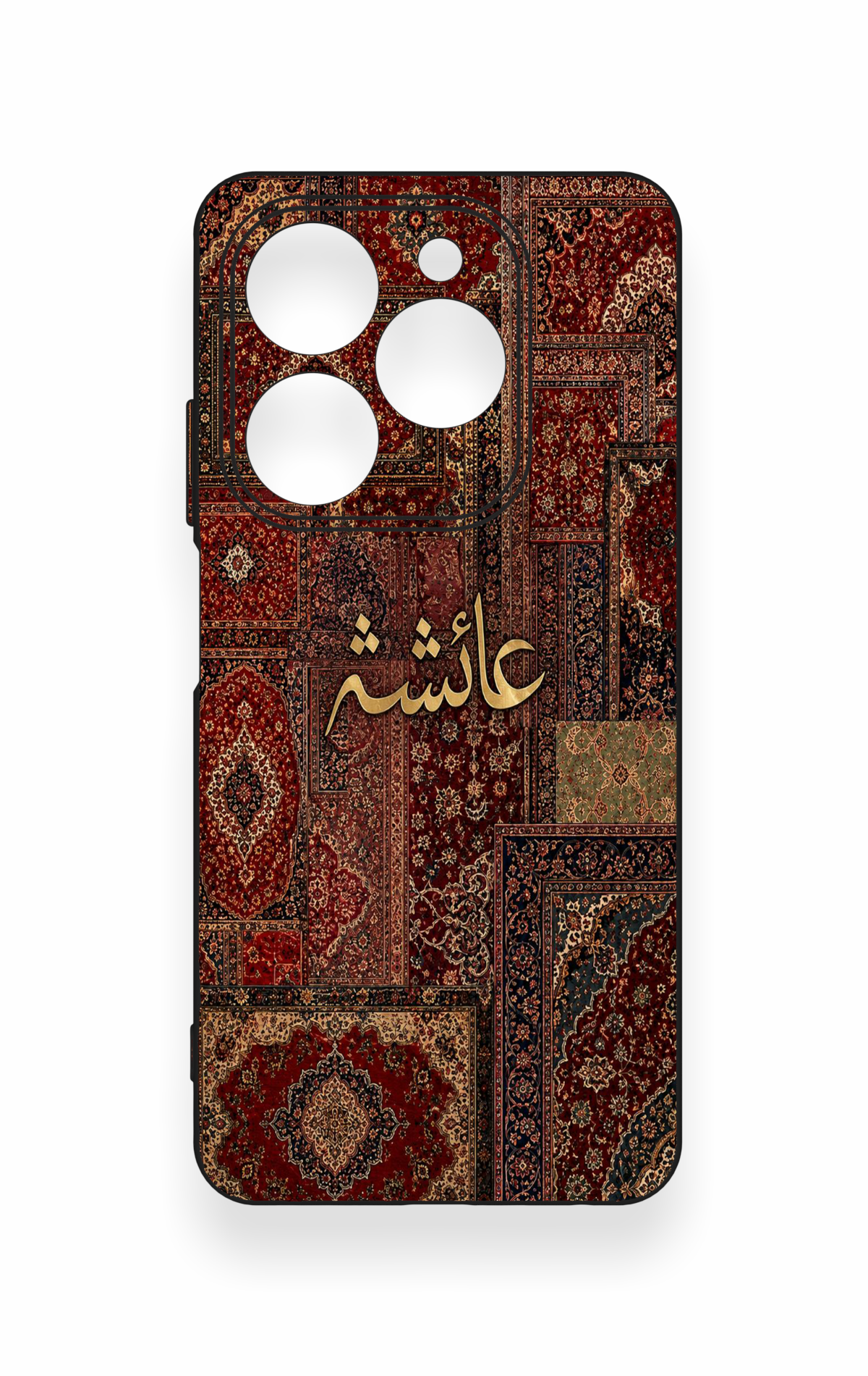 Tecno Spark 20C Uyumlu Vintage Halı Desenli Silikon Kılıf