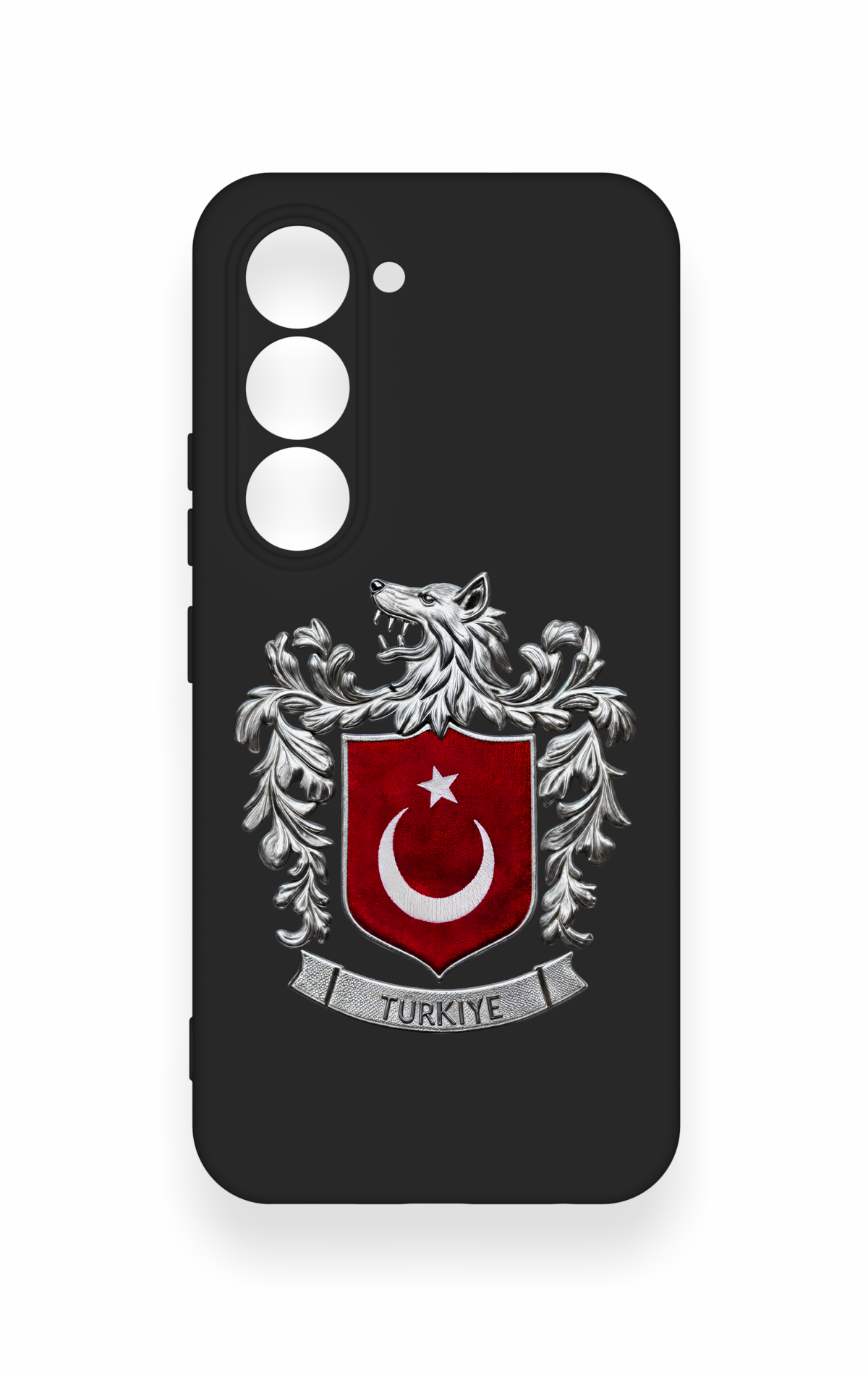Tecno Spark 40 Pro Uyumlu Türk Arma Desenli Silikon Kılıf
