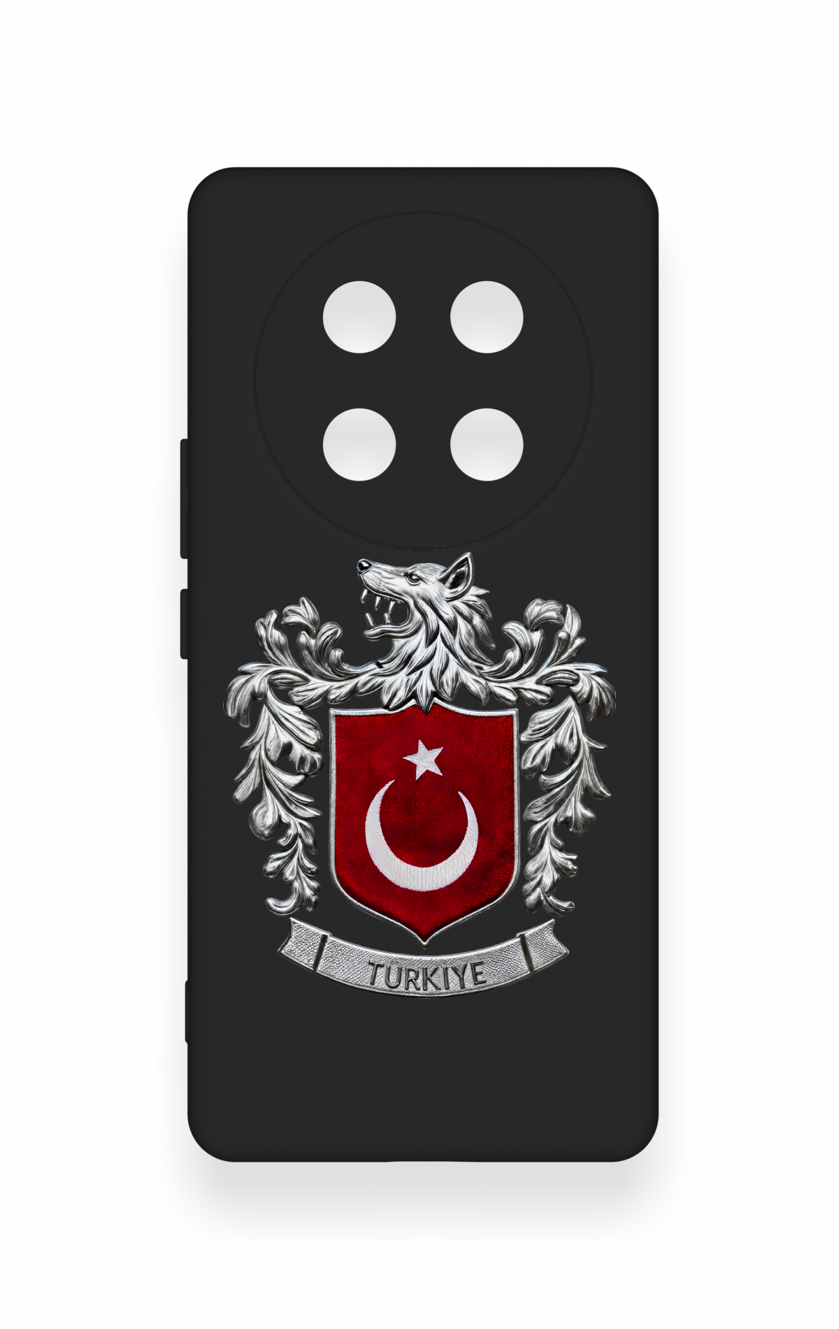 Honor Magic 7 Lite 5G Uyumlu Türk Arma Desenli Silikon Kılıf
