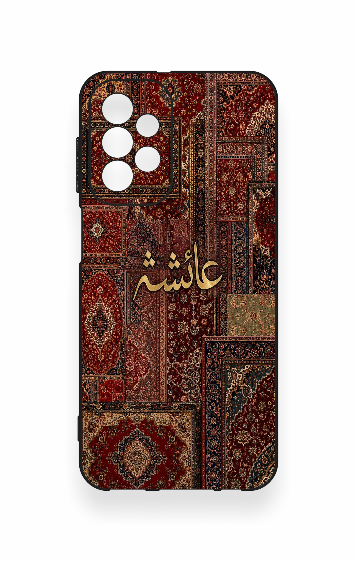 Samsung A23 Uyumlu Vintage Halı Desenli Silikon Kılıf