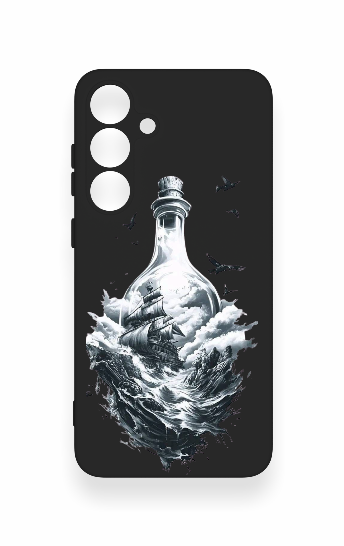 Samsung S25 Plus Uyumlu Secret Sea Desenli Silikon Kılıf