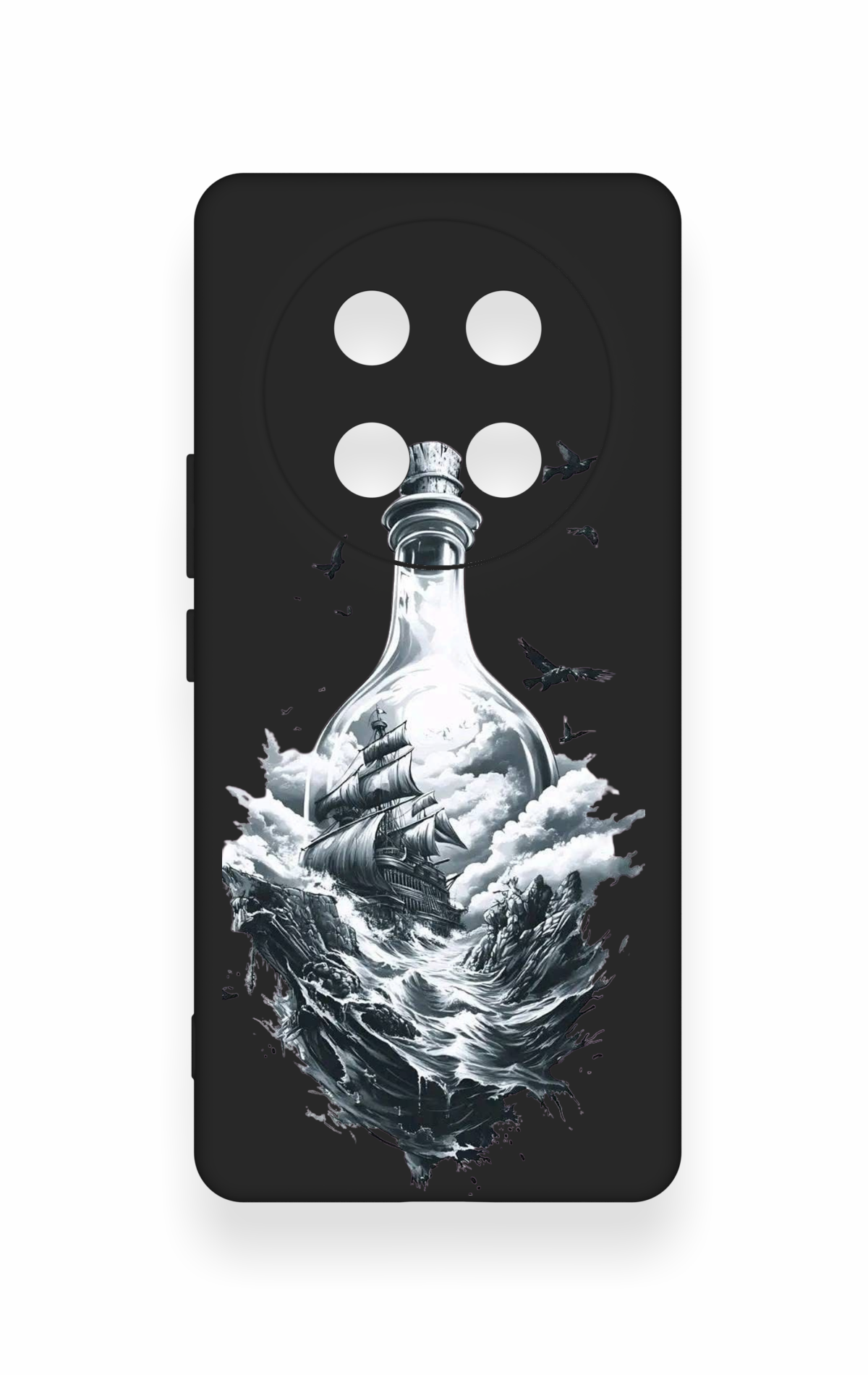 Honor Magic 7 Lite 5G Uyumlu Secret Sea Desenli Silikon Kılıf