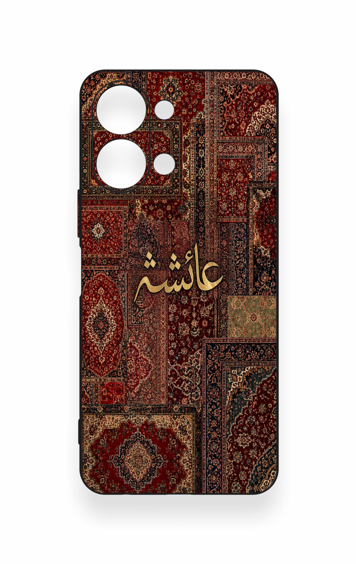 Vivo Y05 4G Uyumlu Vintage Halı Desenli Silikon Kılıf