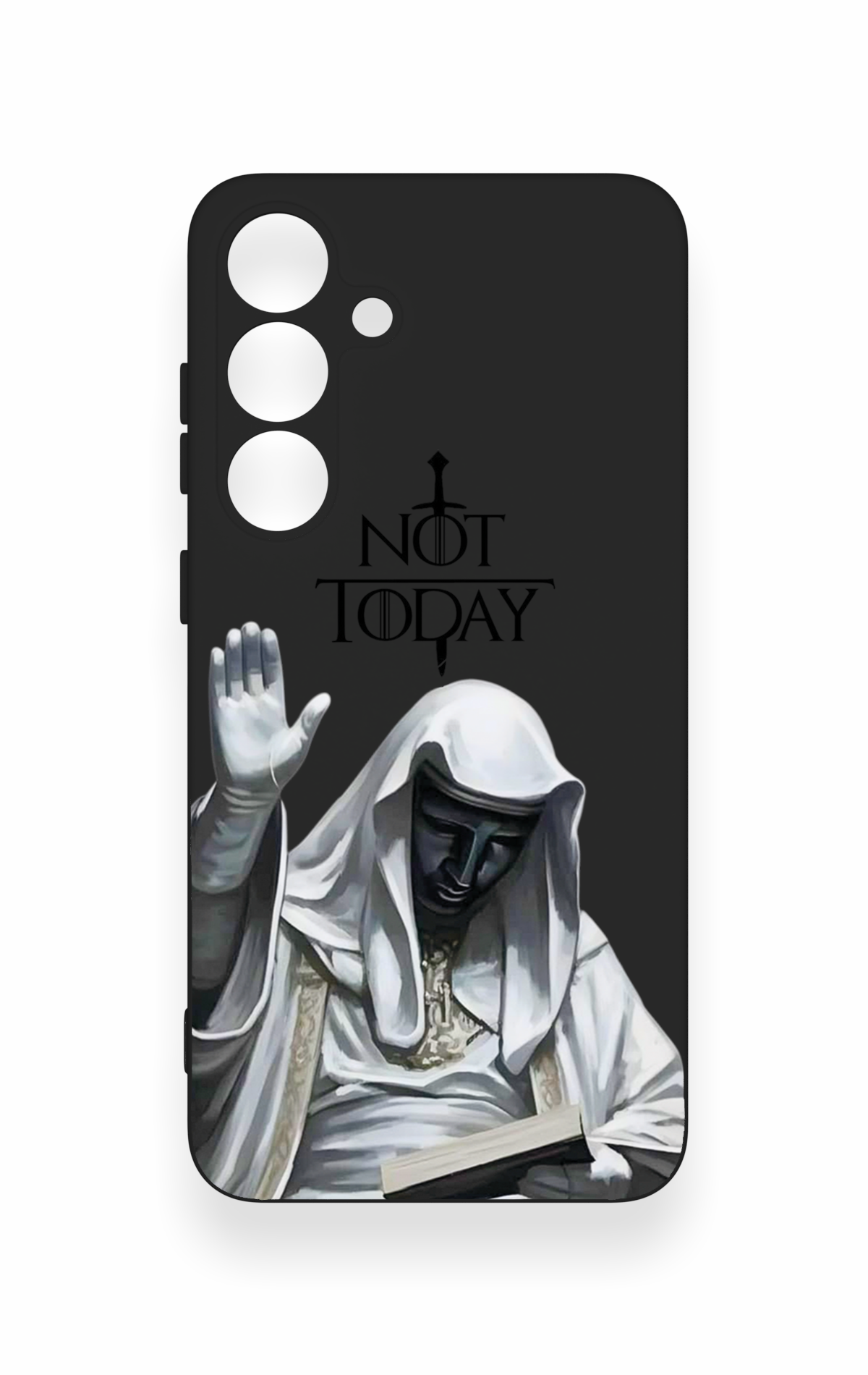 Samsung S25 Plus Uyumlu Not Today Desenli Silikon Kılıf