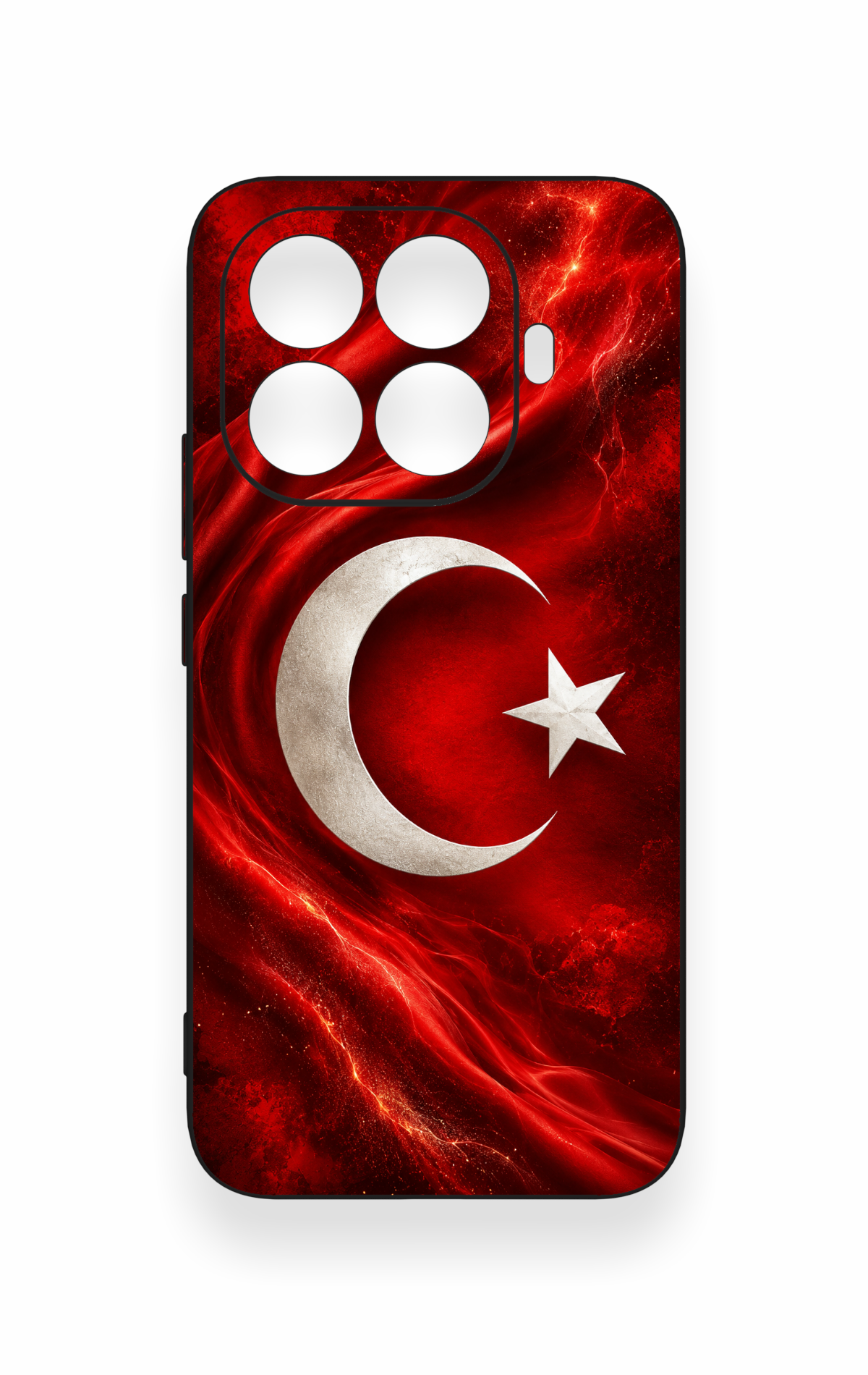 Mi 15T PRO Uyumlu Türk Bayrağı Desenli Silikon Kılıf