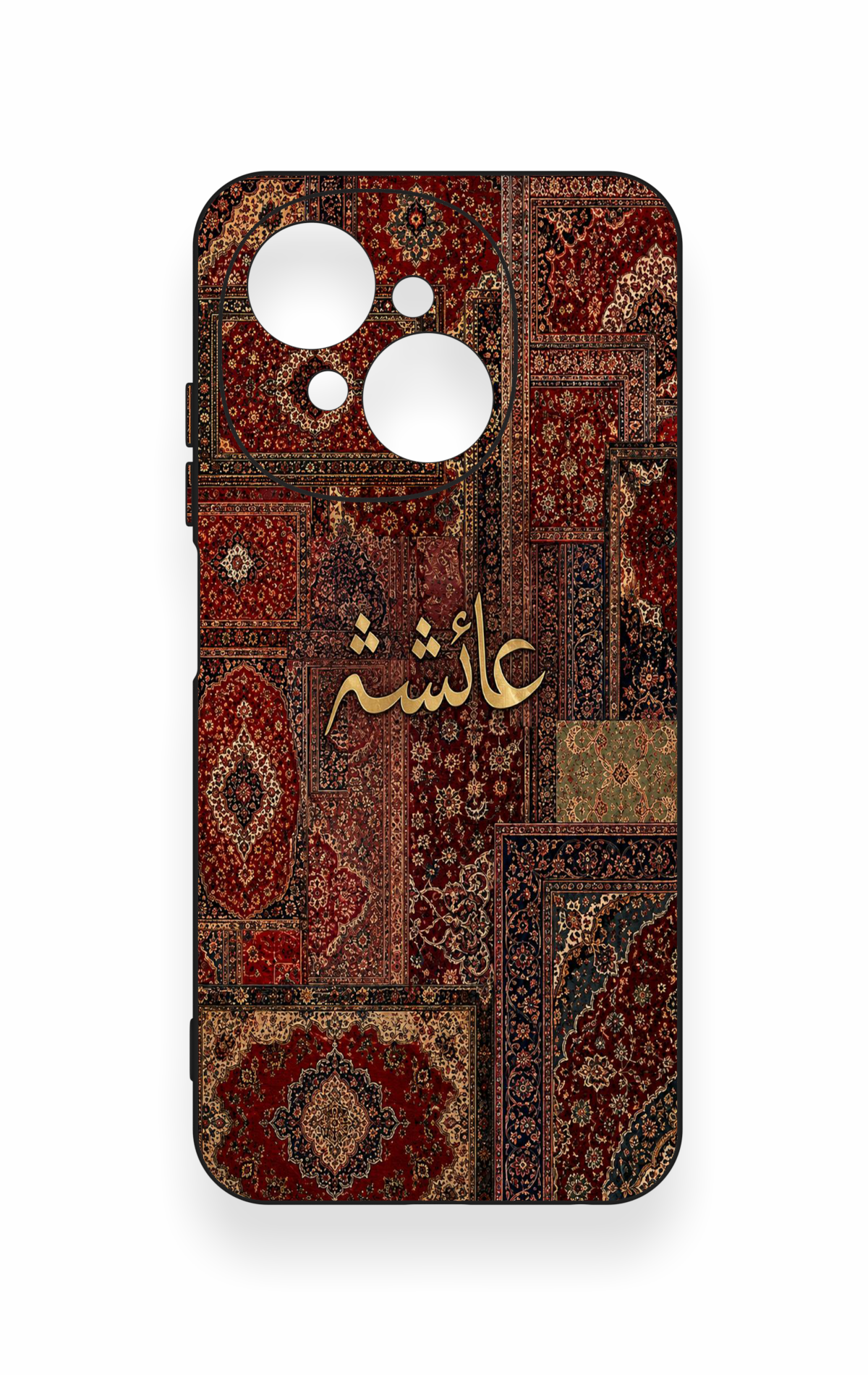 Tecno Spark Go1 Uyumlu Vintage Halı Desenli Silikon Kılıf