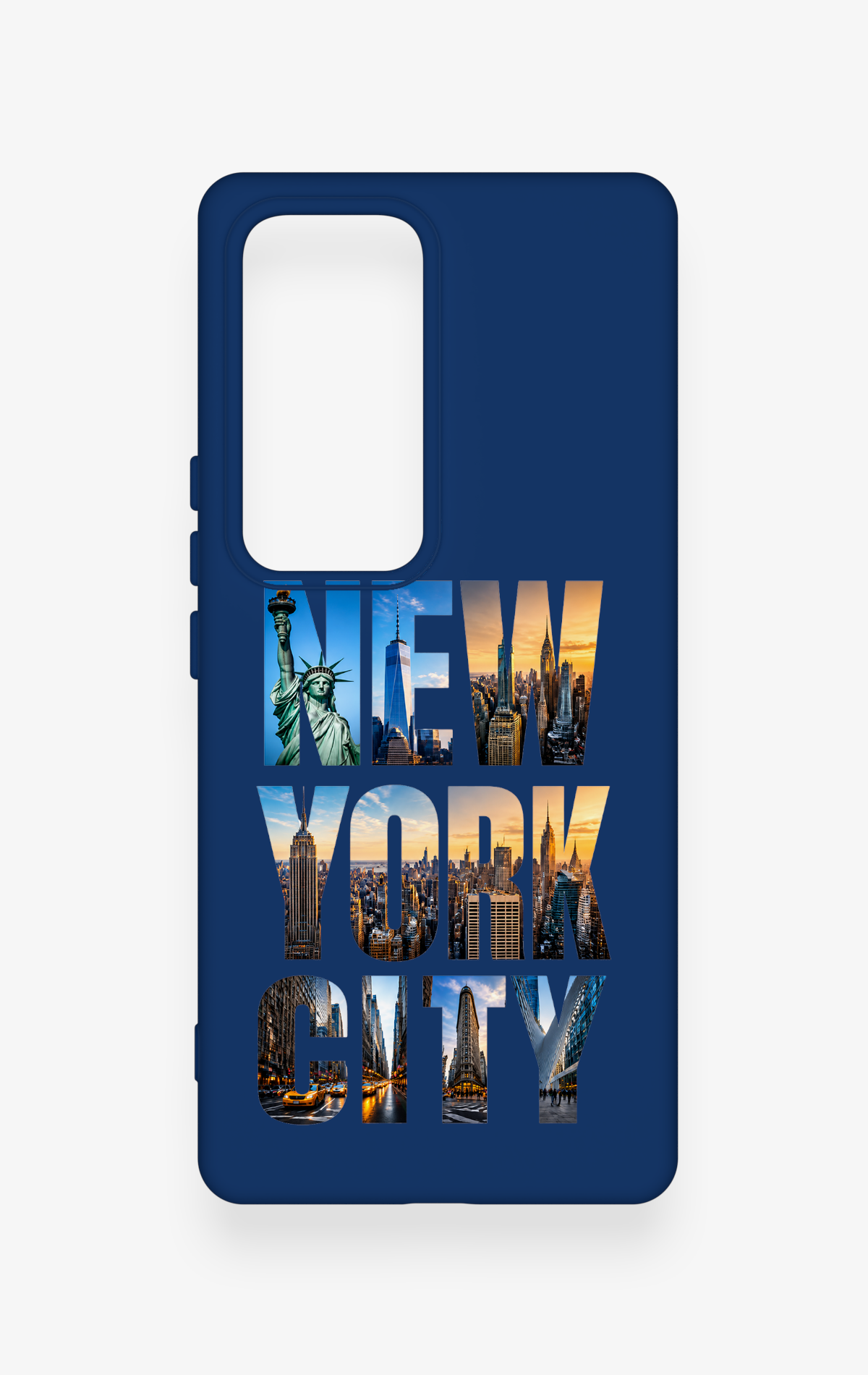 Vivo V30 Uyumlu New York City Desenli Silikon Kılıf