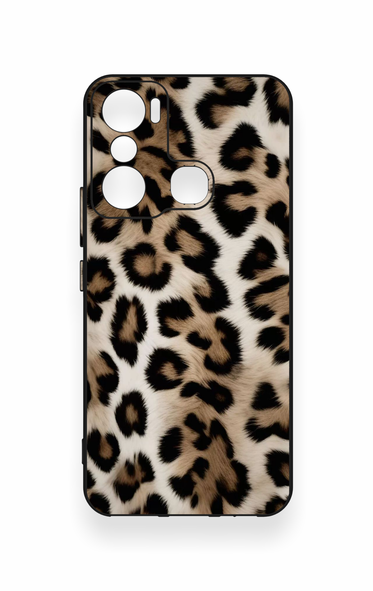 İnfinix Hot 20i Uyumlu Leopar Derisi Desenli Silikon Kılıf