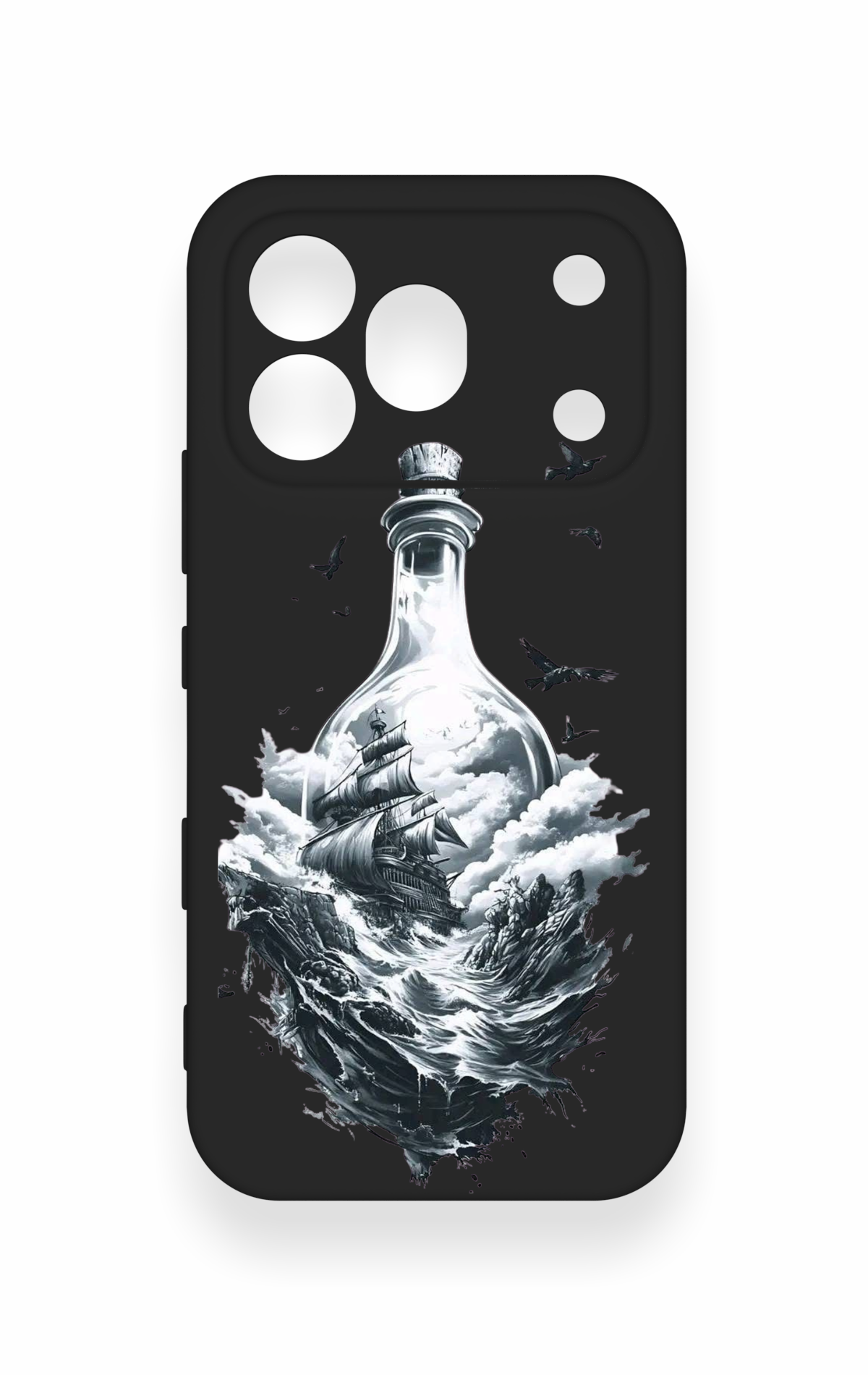 Honor 600 Pro Uyumlu Secret Sea Desenli Silikon Kılıf