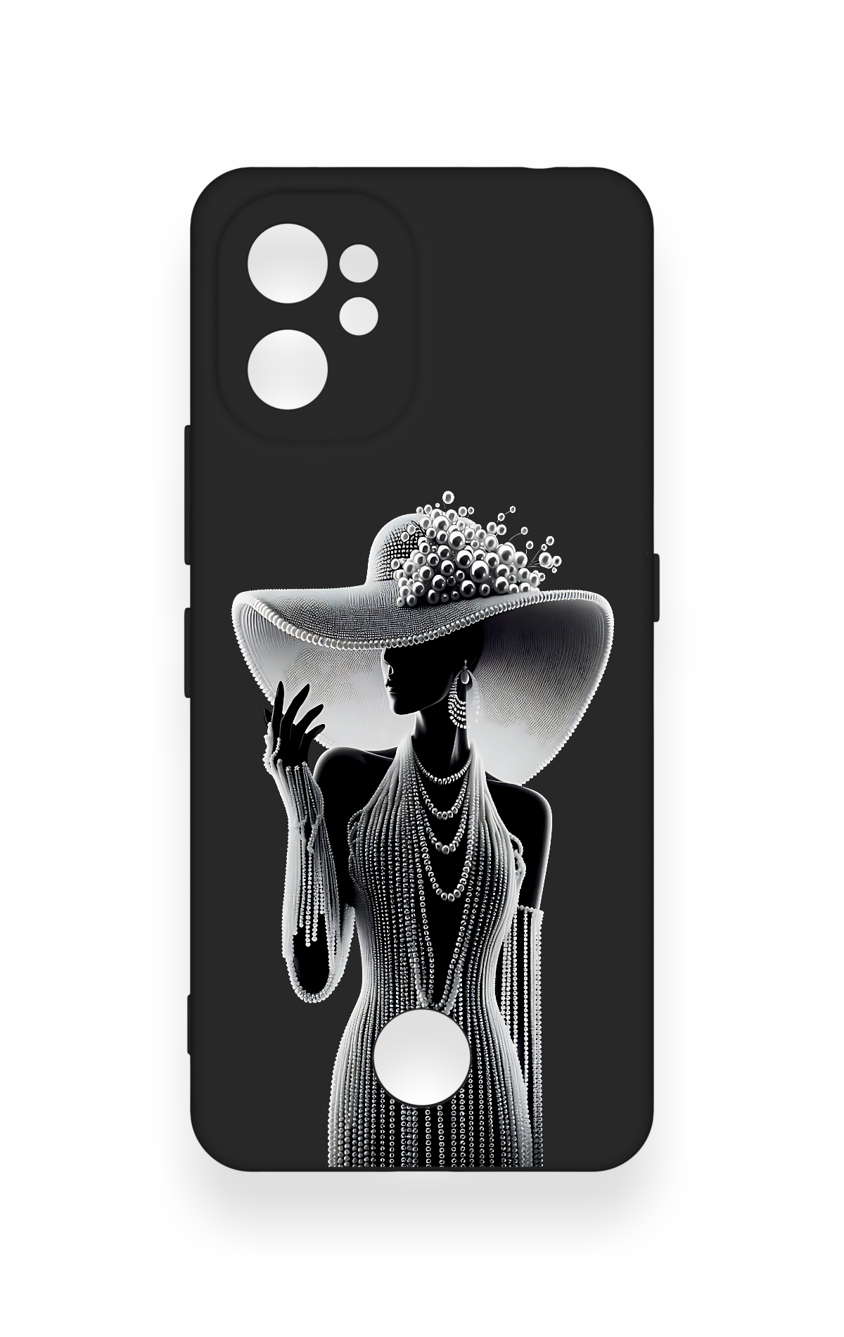 Reeder S19 Max Pro Uyumlu Lady Desenli Silikon Kılıf