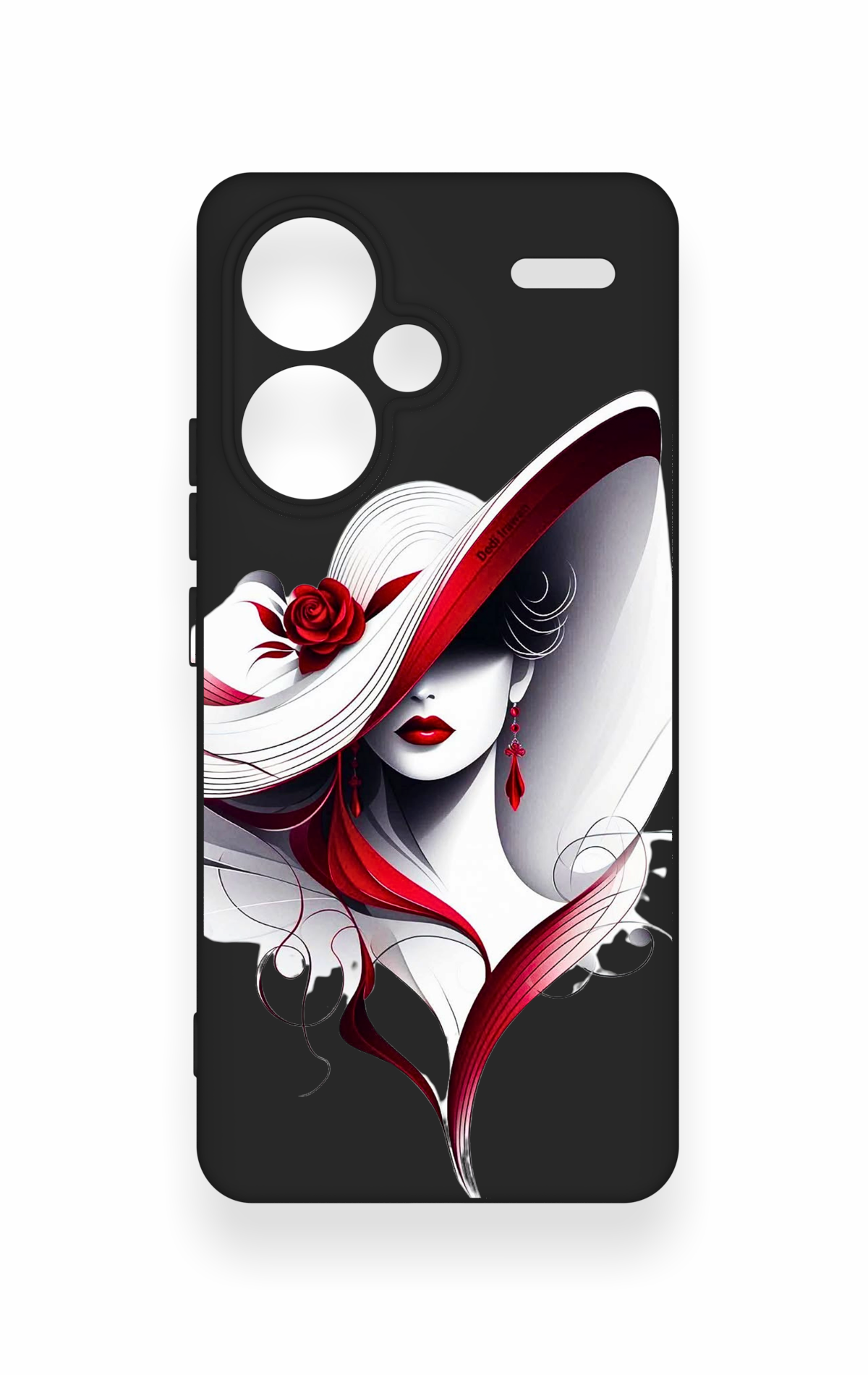 Redmi Note 13 Pro Plus Uyumlu Matmazel Desenli Silikon Kılıf