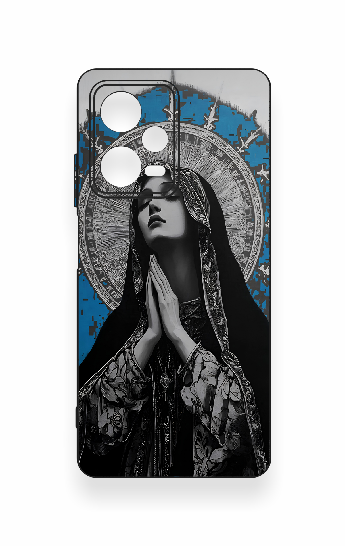 Redmi Note 12 Pro 5G Uyumlu Rahibe Desenli Silikon Kılıf