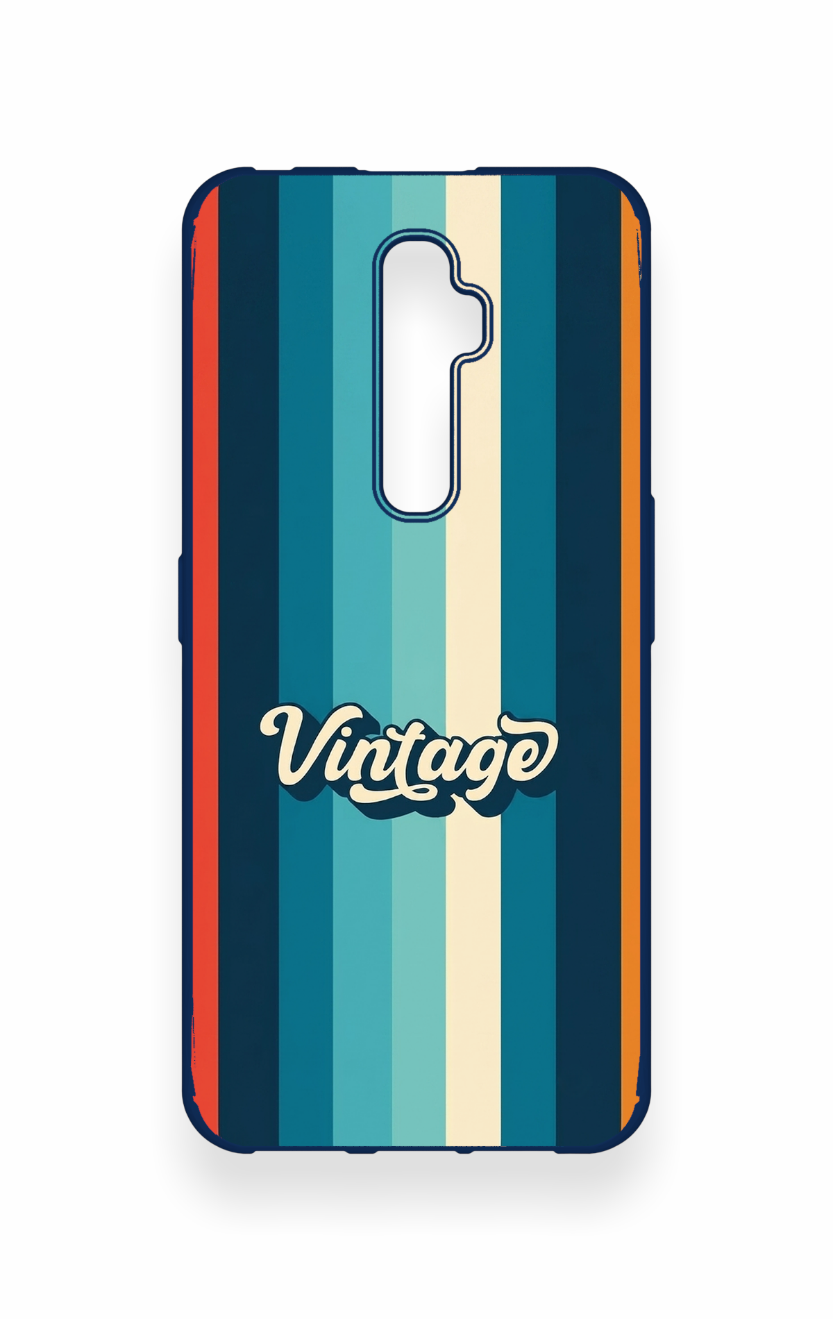 Oppo Reno 2Z Uyumlu Vintage Desenli Silikon Kılıf