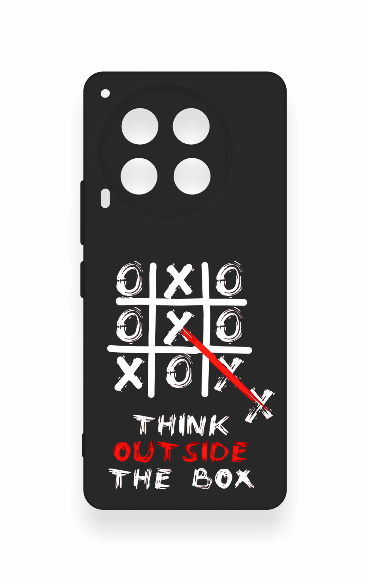 Tecno Camon 30 Uyumlu Out Side The Box Desenli Silikon Kılıf