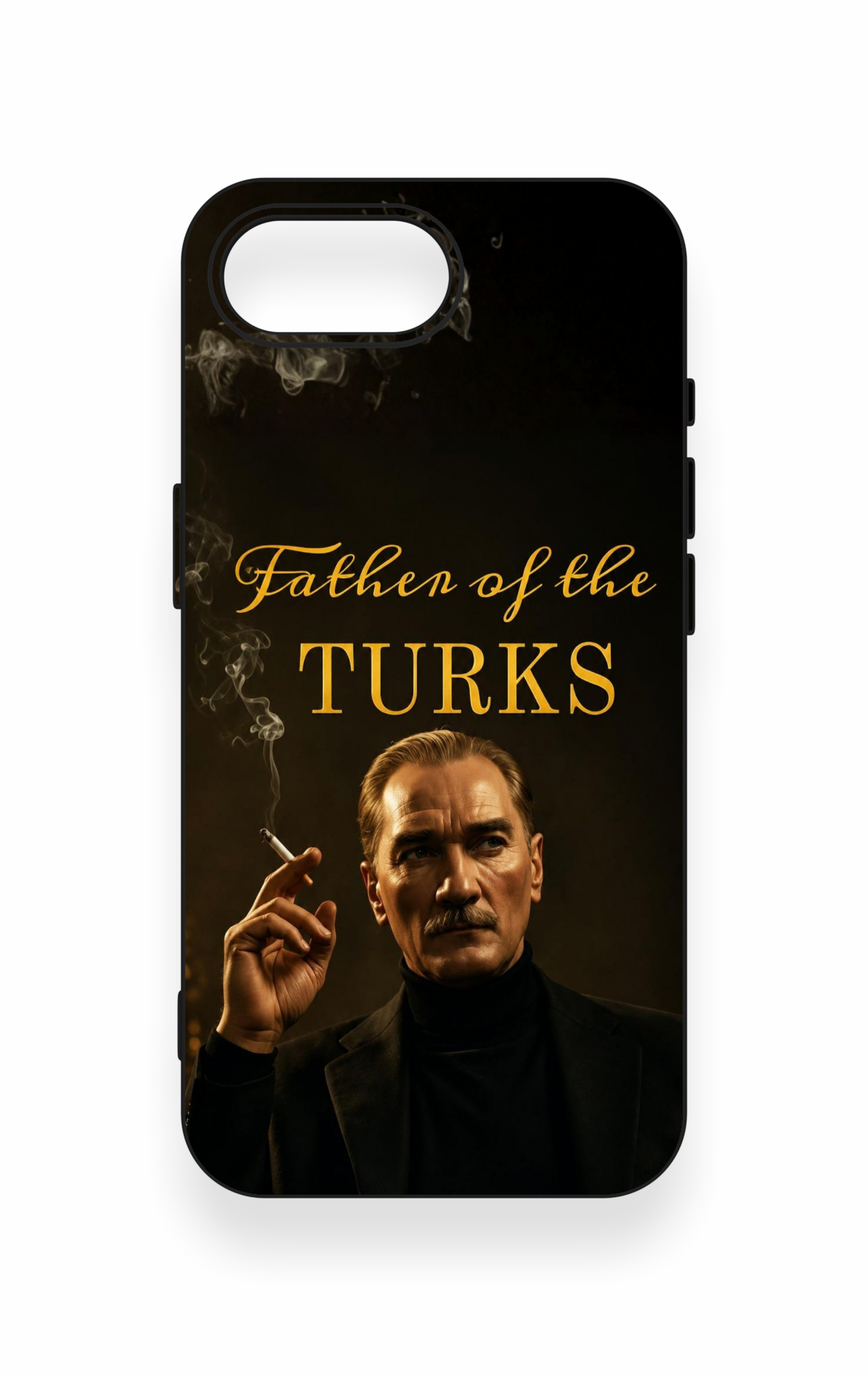 iPhone 16E Uyumlu Father Of The Turks Desenli Silikon Kılıf