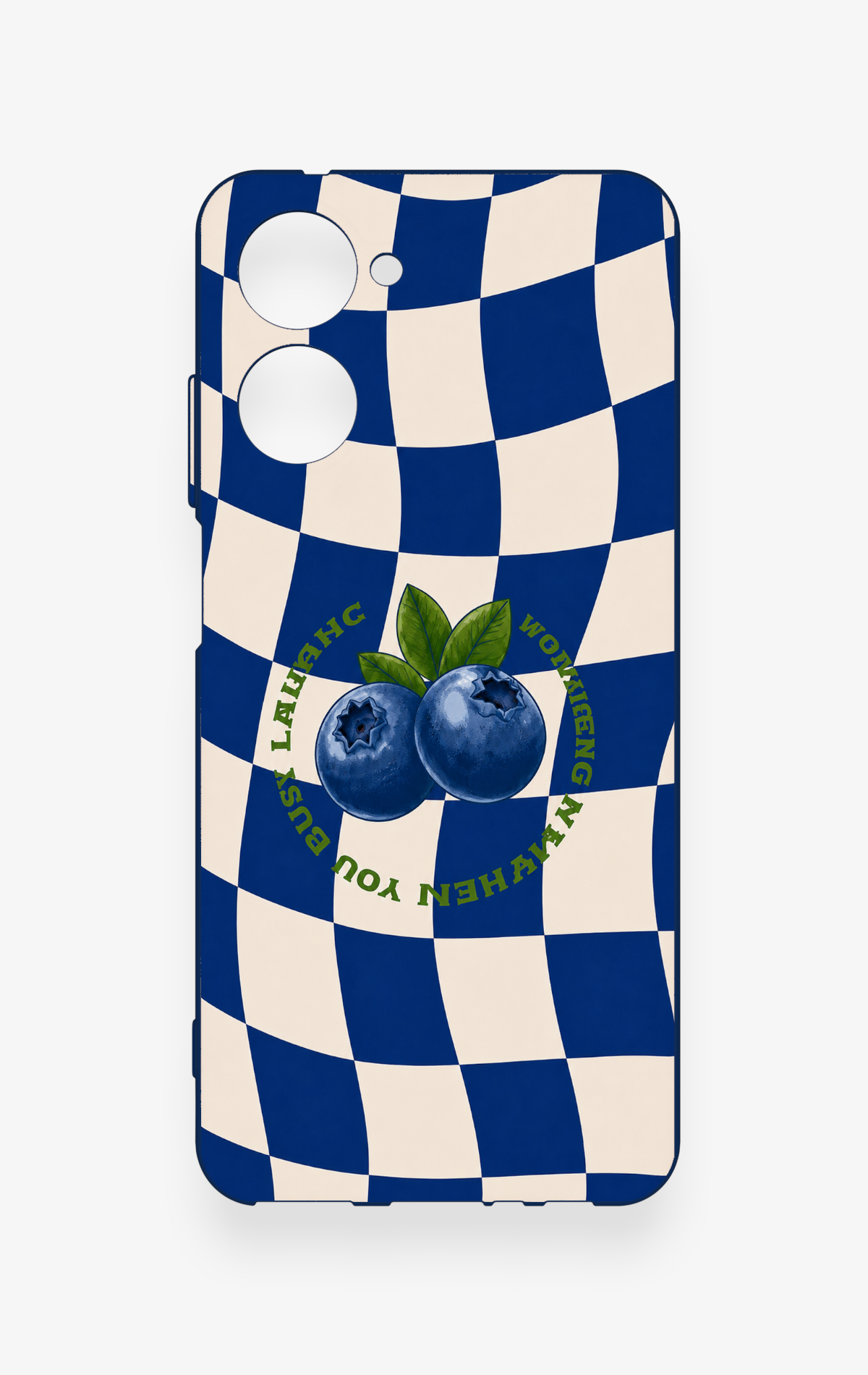 Realme 10 Uyumlu Yaban Mersini Desenli Silikon Kılıf