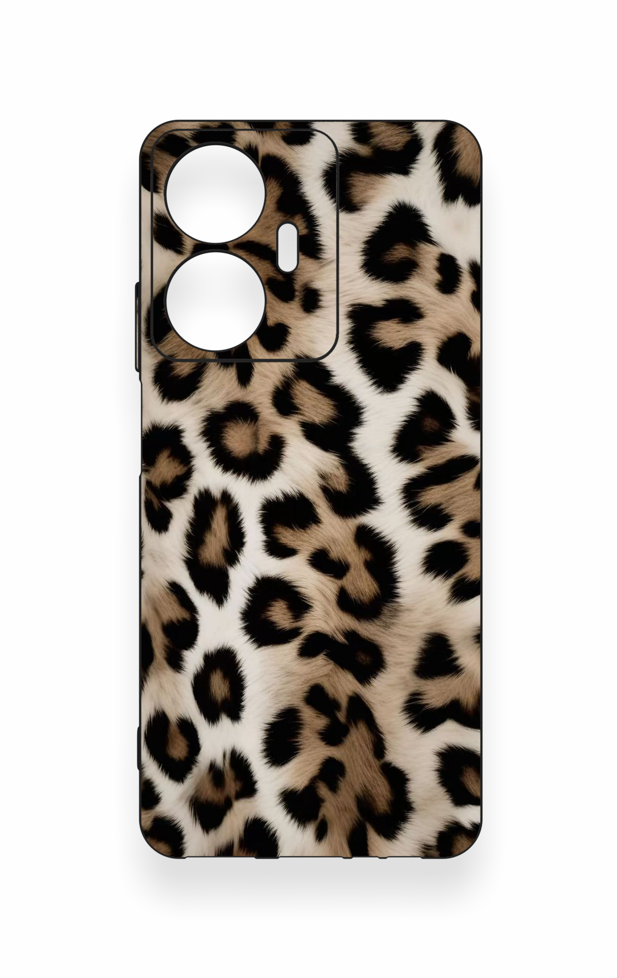 Realme C55 Uyumlu Leopar Derisi Desenli Silikon Kılıf