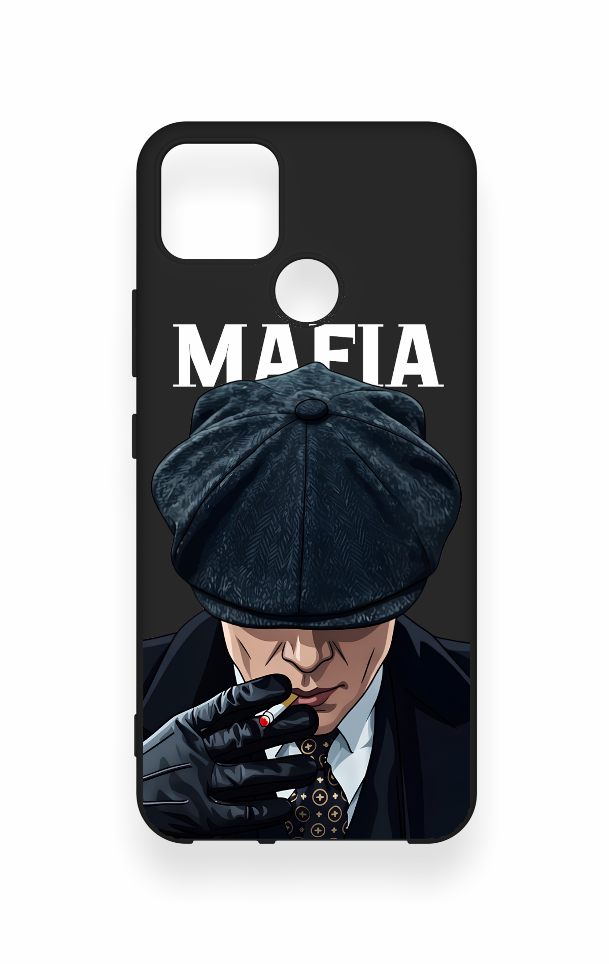 Realme C25 Uyumlu MAFIA Desenli Silikon Kılıf