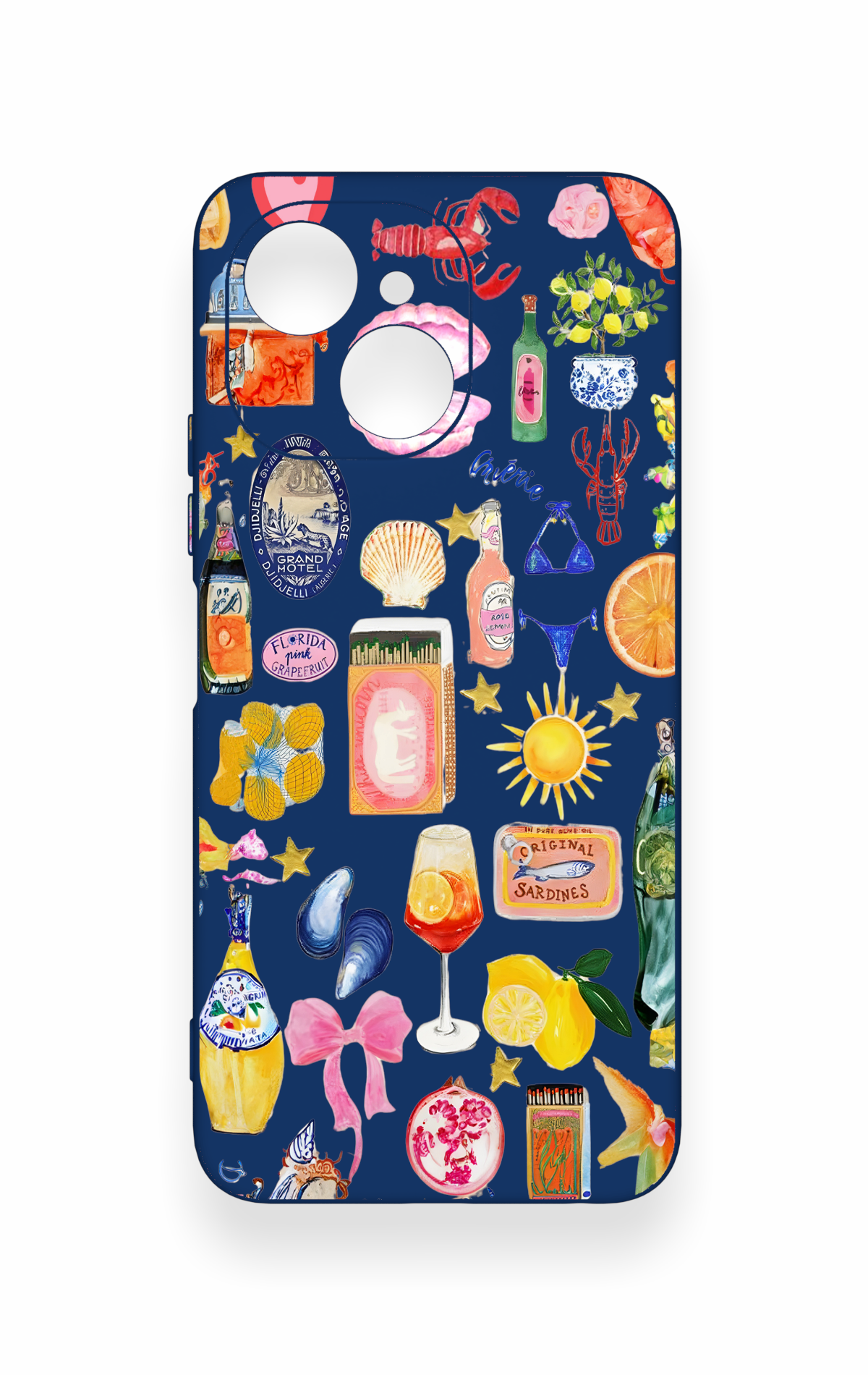 Tecno Spark 40C Uyumlu Summer Desenli Silikon Kılıf