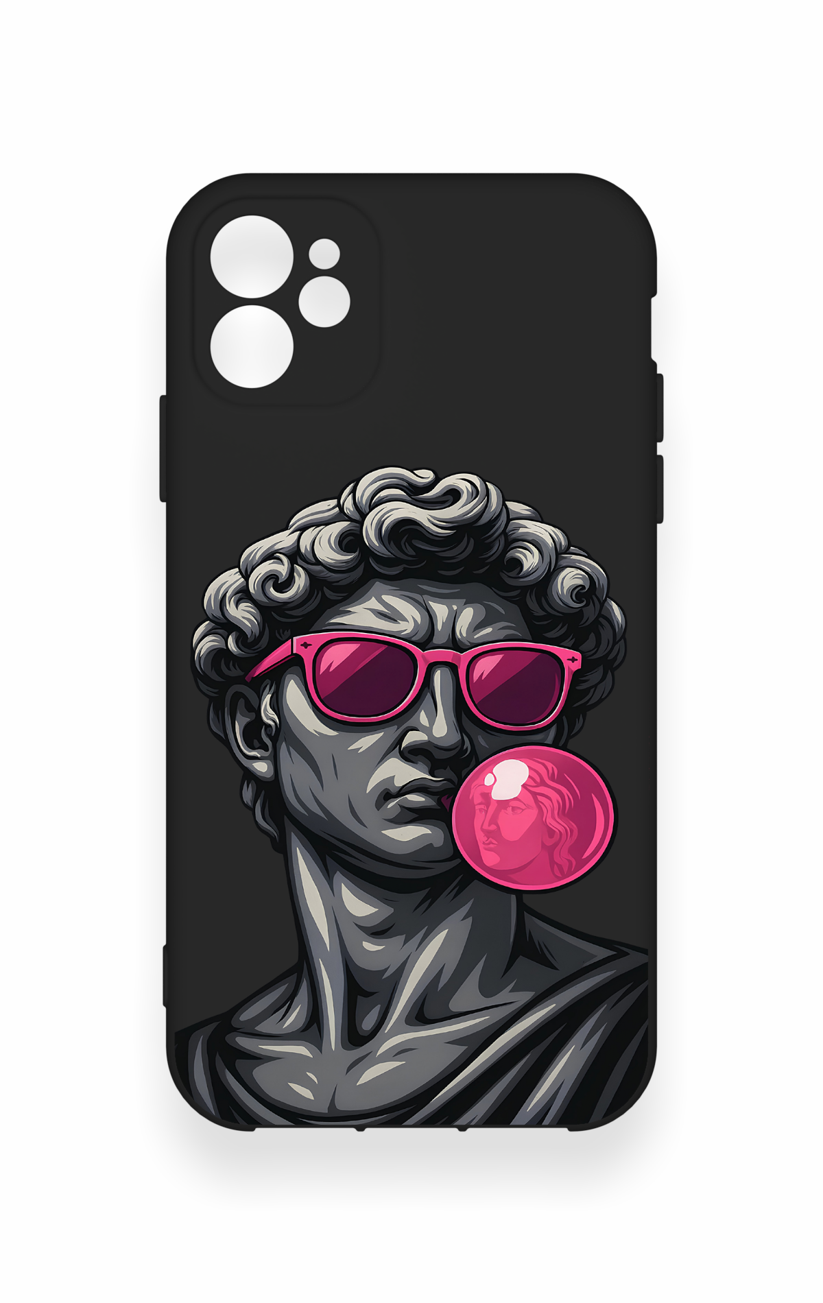 iPhone 11 Uyumlu Pop David Desenli Silikon Kılıf