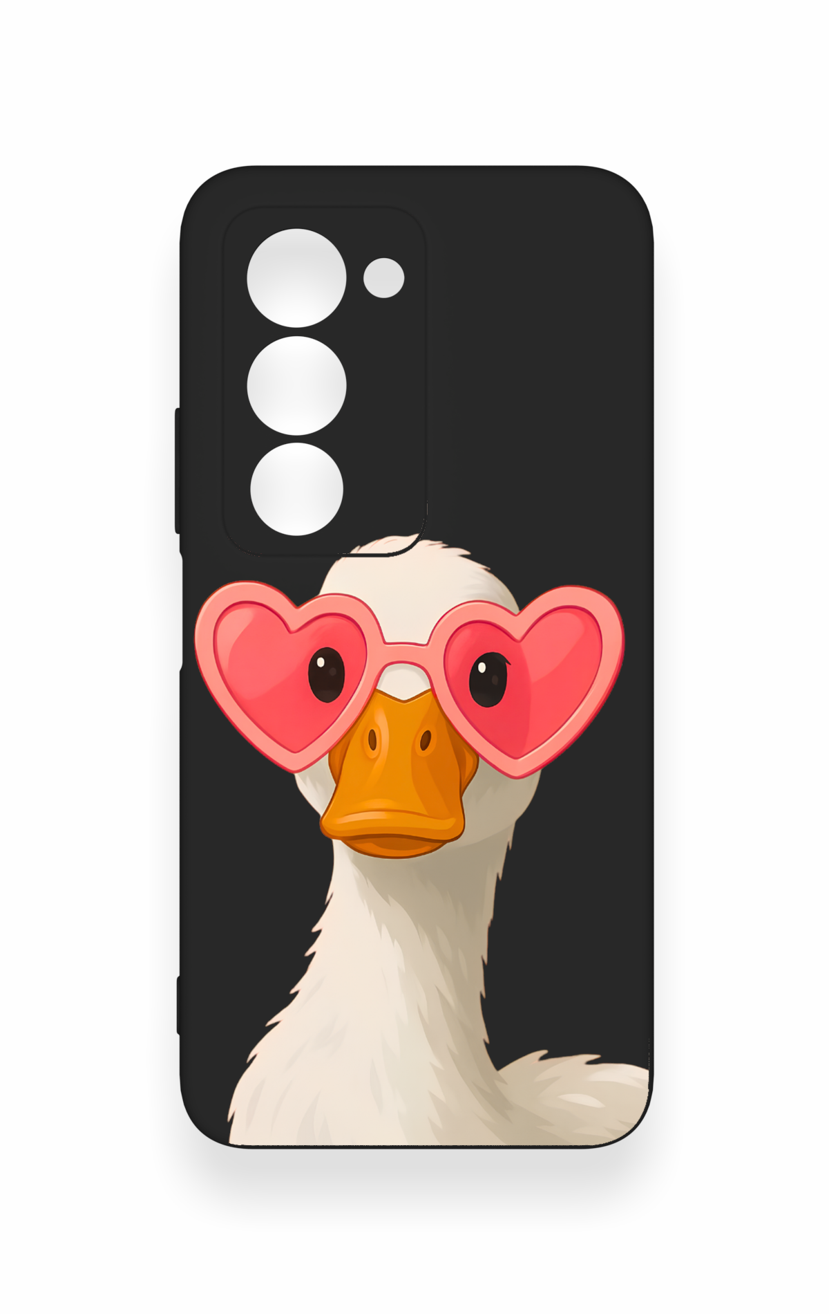 Redmi 15 5G Uyumlu Aşık Ördek Desenli Silikon Kılıf