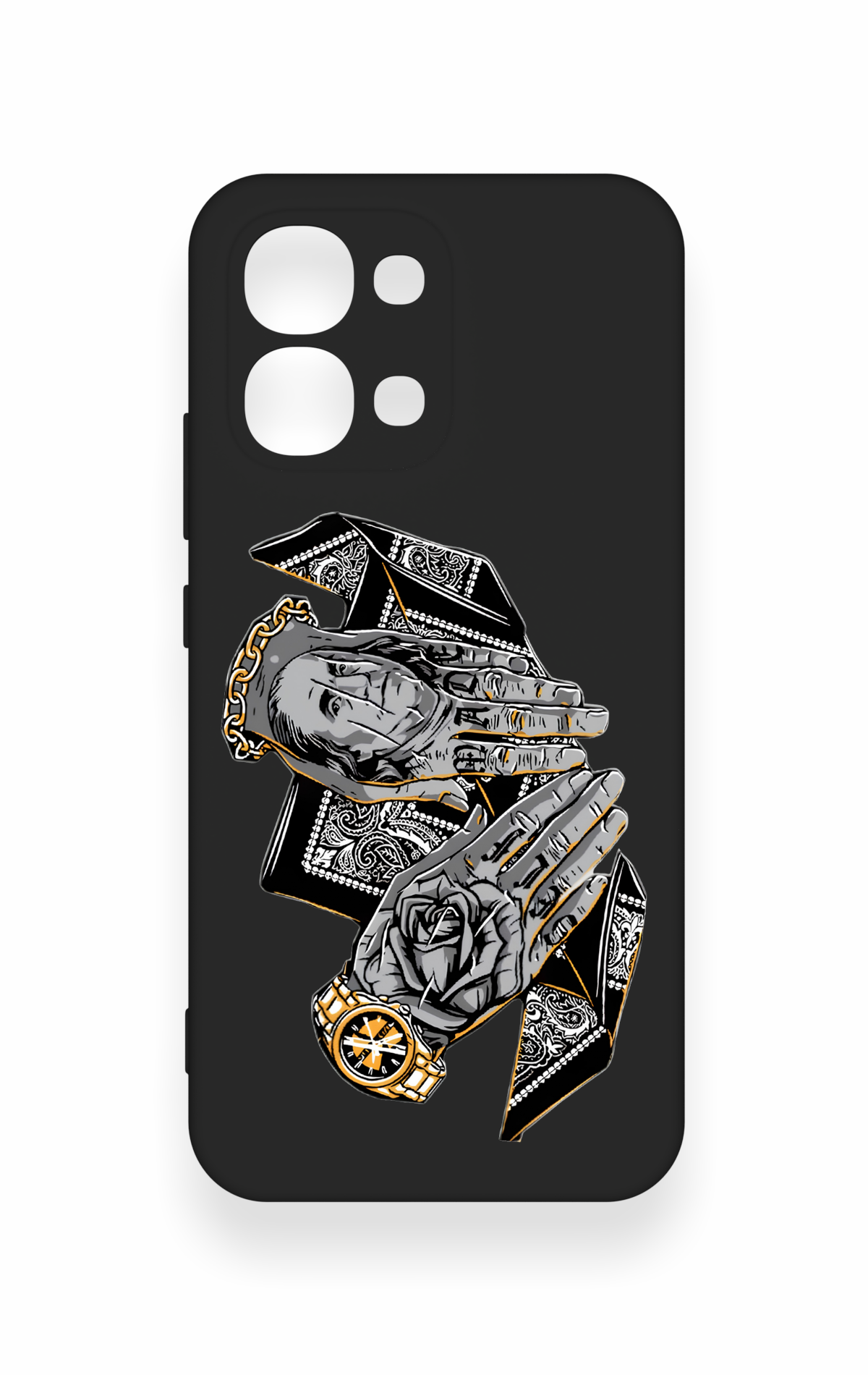 Oppo A6 Pro Uyumlu Self Made Desenli Silikon Kılıf