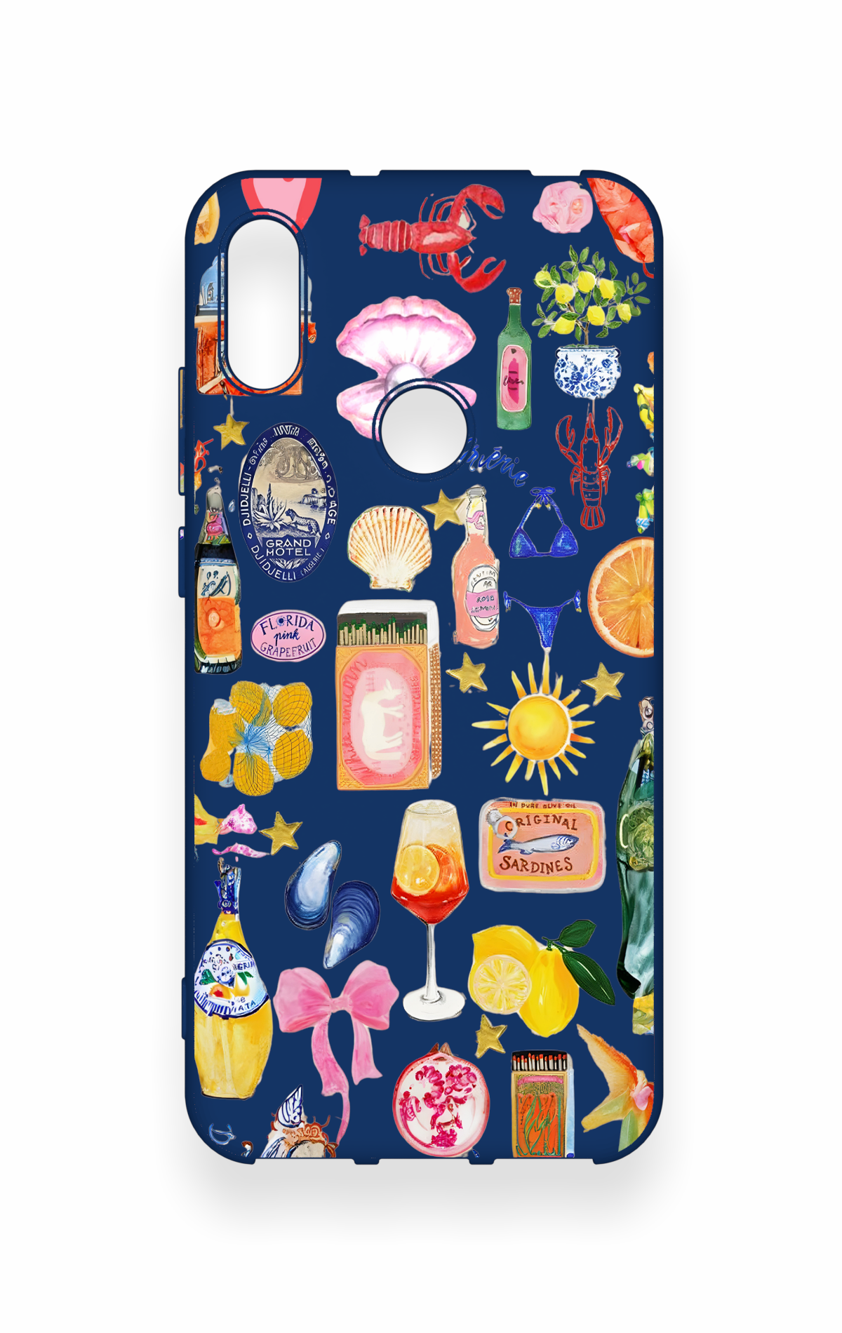 Huawei Y6 2019 Uyumlu Summer Desenli Silikon Kılıf