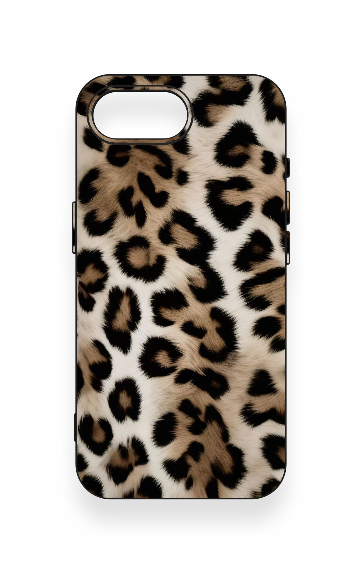 iPhone 16E Uyumlu Leopar Derisi Desenli Silikon Kılıf