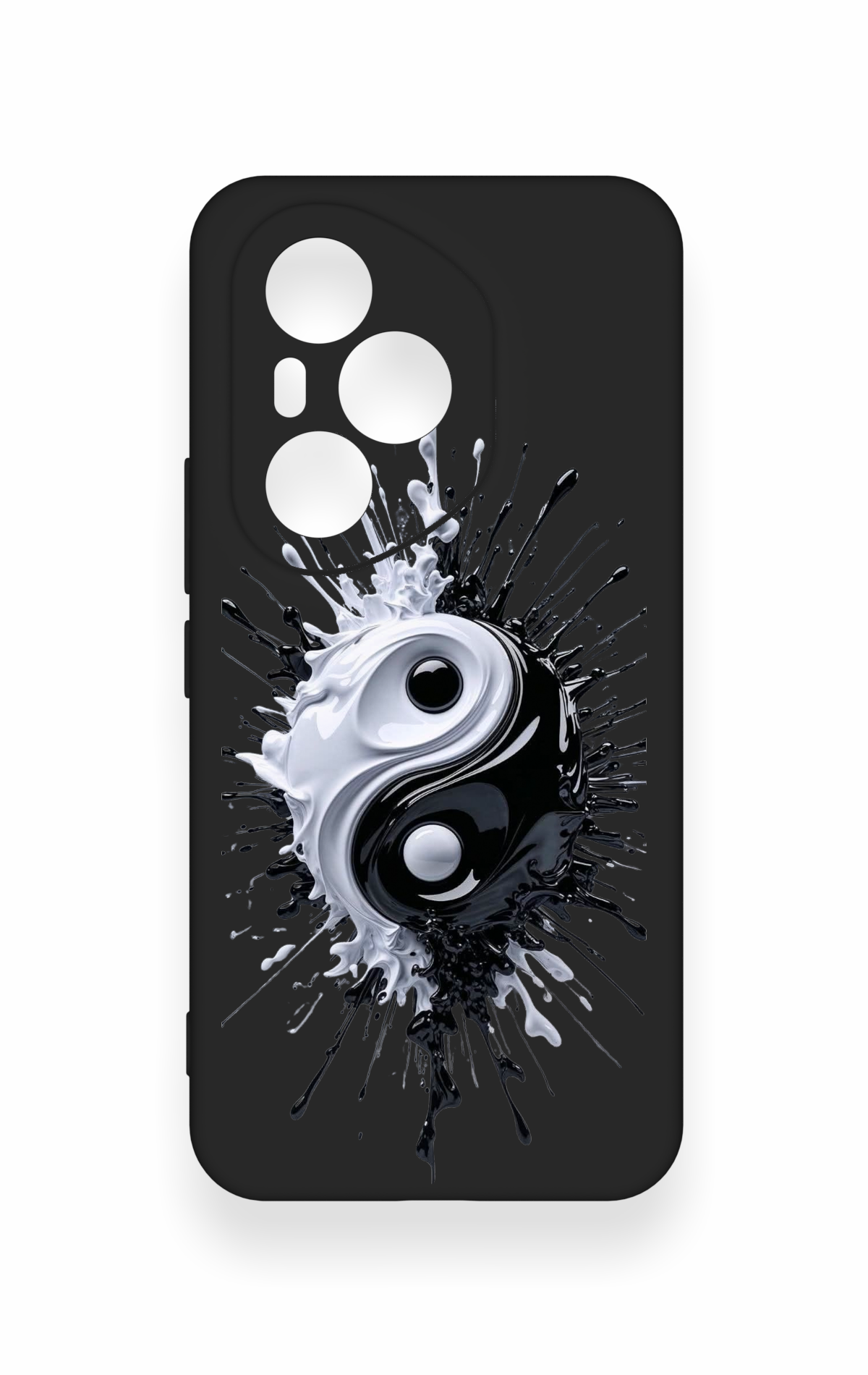 Honor 400 Pro Uyumlu İyi ve Kötü Desenli Silikon Kılıf