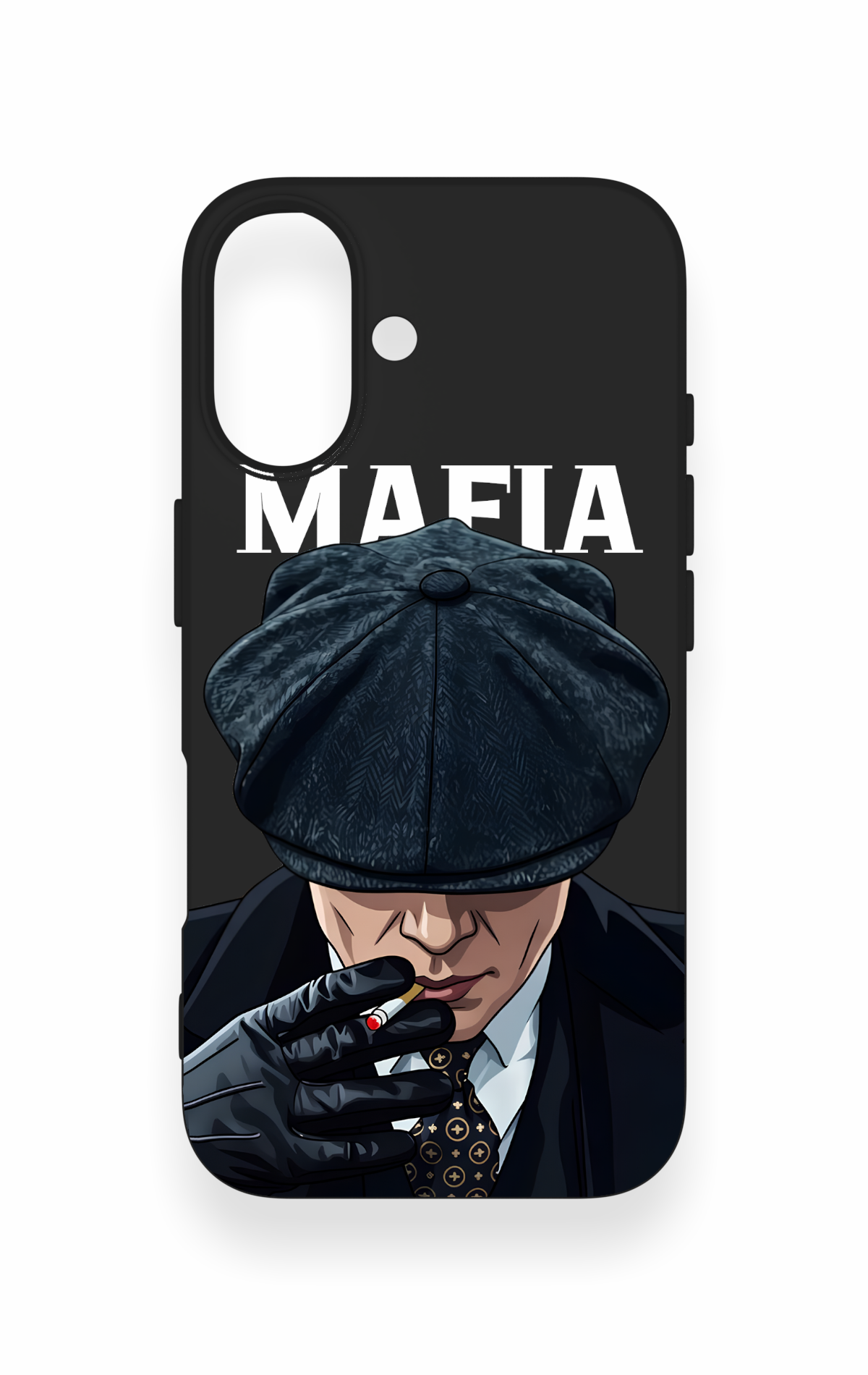 iPhone 16 Uyumlu MAFIA Desenli Silikon Kılıf
