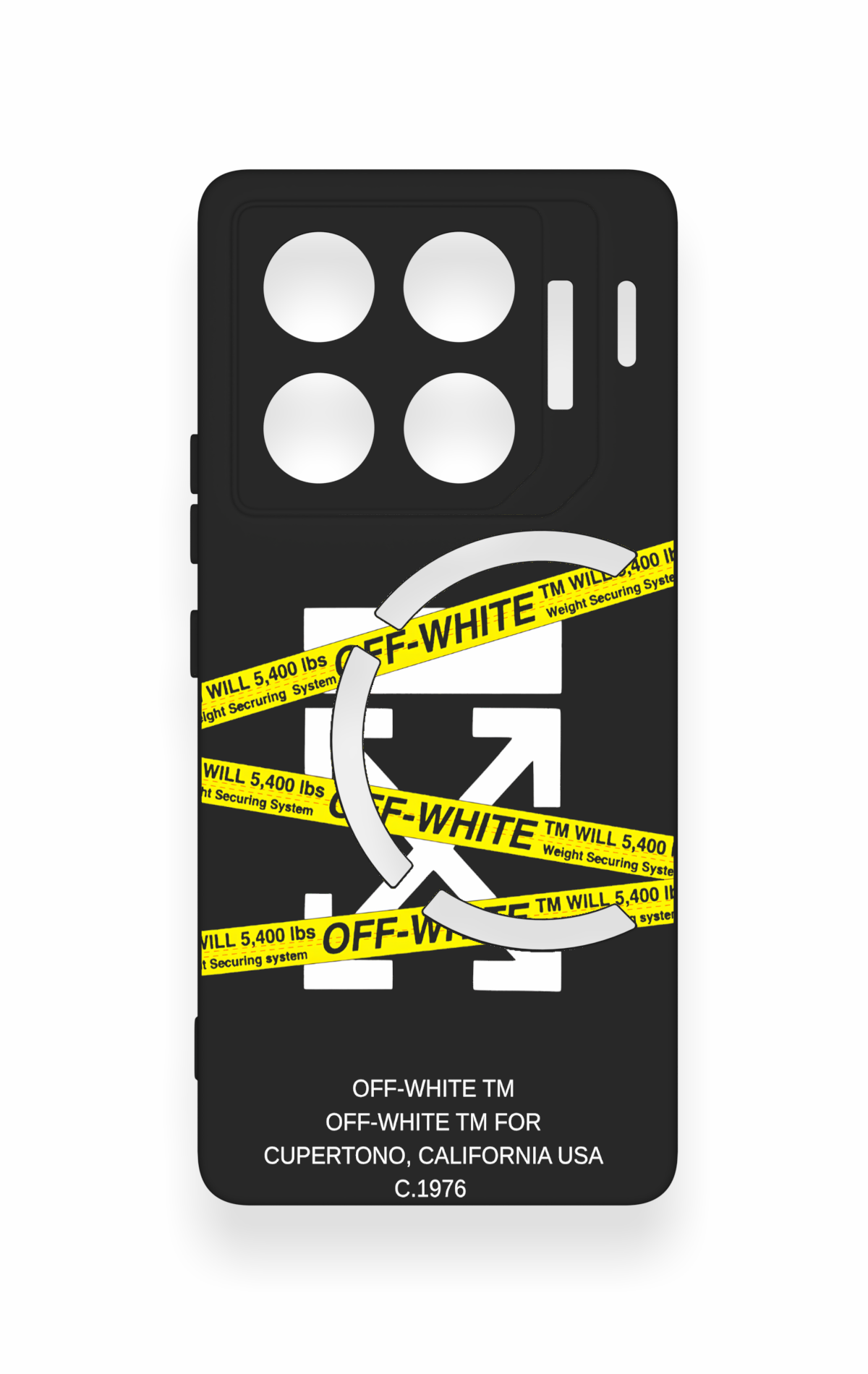 İnfinix Gt 20 Pro Uyumlu Off White Desenli Silikon Kılıf