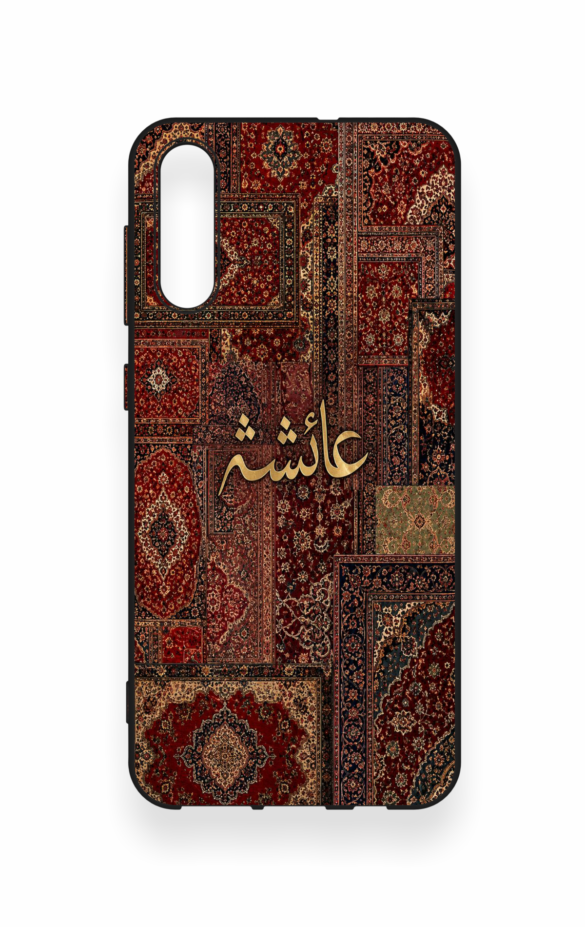 Samsung A50 Uyumlu Vintage Halı Desenli Silikon Kılıf