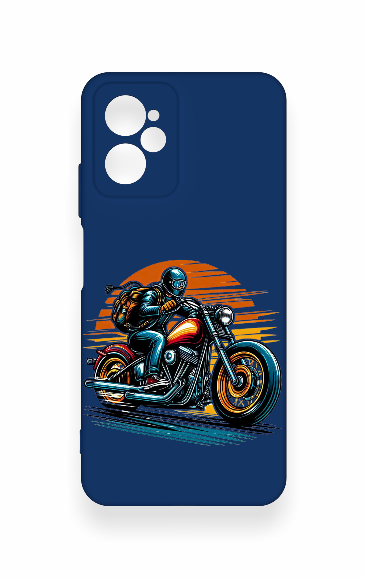 Casper Via X30 Uyumlu Moto Rider Desenli Silikon Kılıf