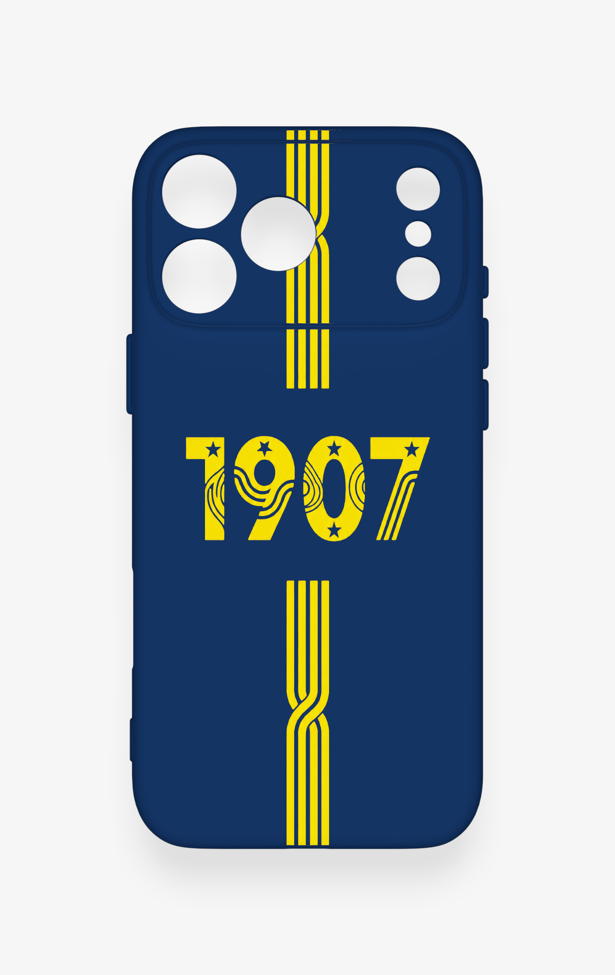 iPhone 17 Pro Max Uyumlu 1907 Kemer Desenli Silikon Kılıf