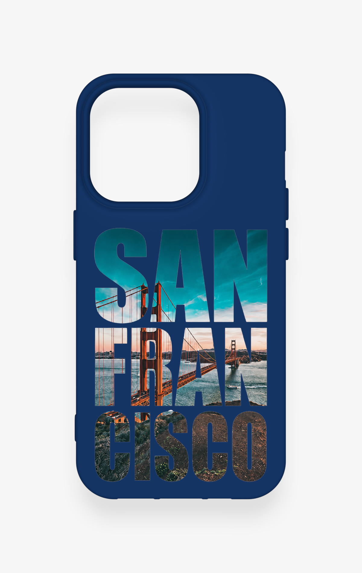 iPhone 14 Pro Uyumlu San Francisco Desenli Silikon Kılıf