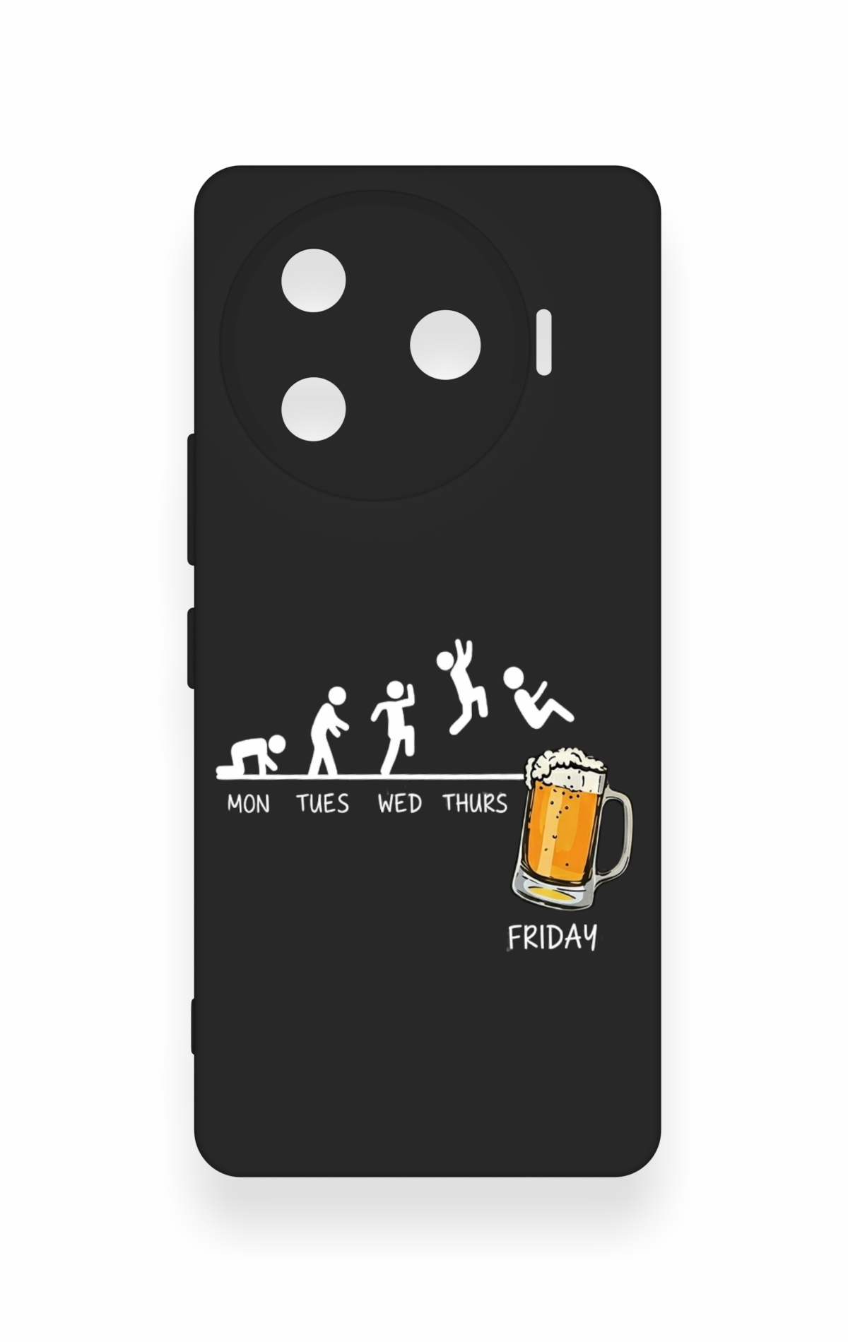 Tecno Camon 30 Pro 5G Uyumlu Fun Day Friday Desenli Silikon Kılıf