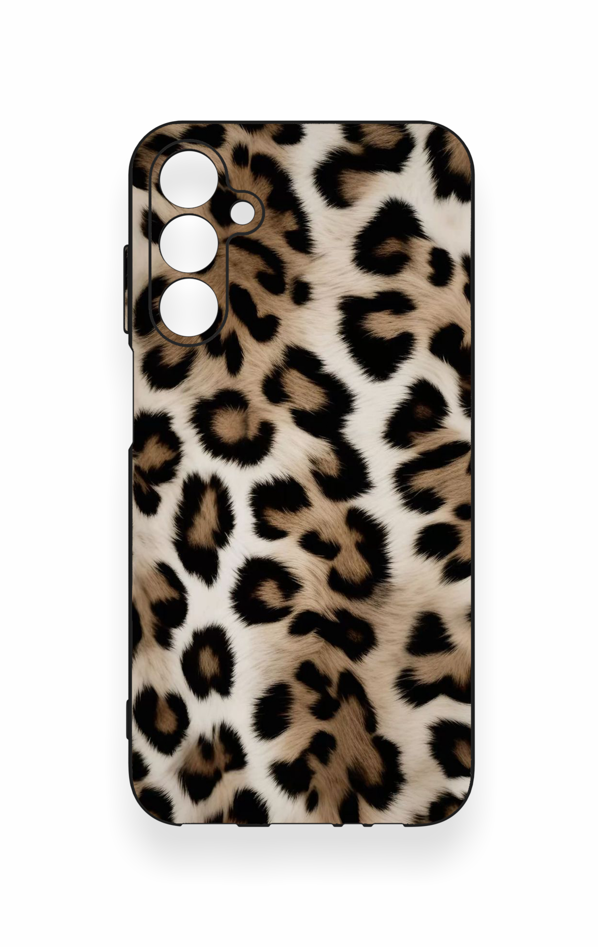 Samsung A15 Uyumlu Leopar Derisi Desenli Silikon Kılıf