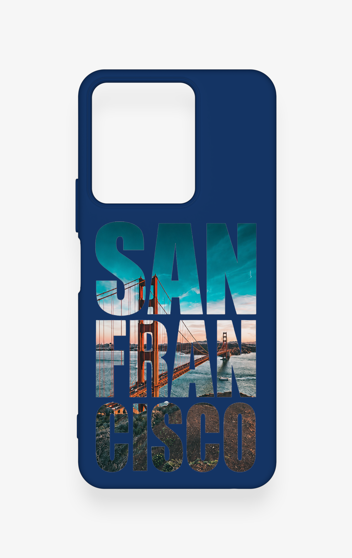 Vivo Y35 Uyumlu San Francisco Desenli Silikon Kılıf