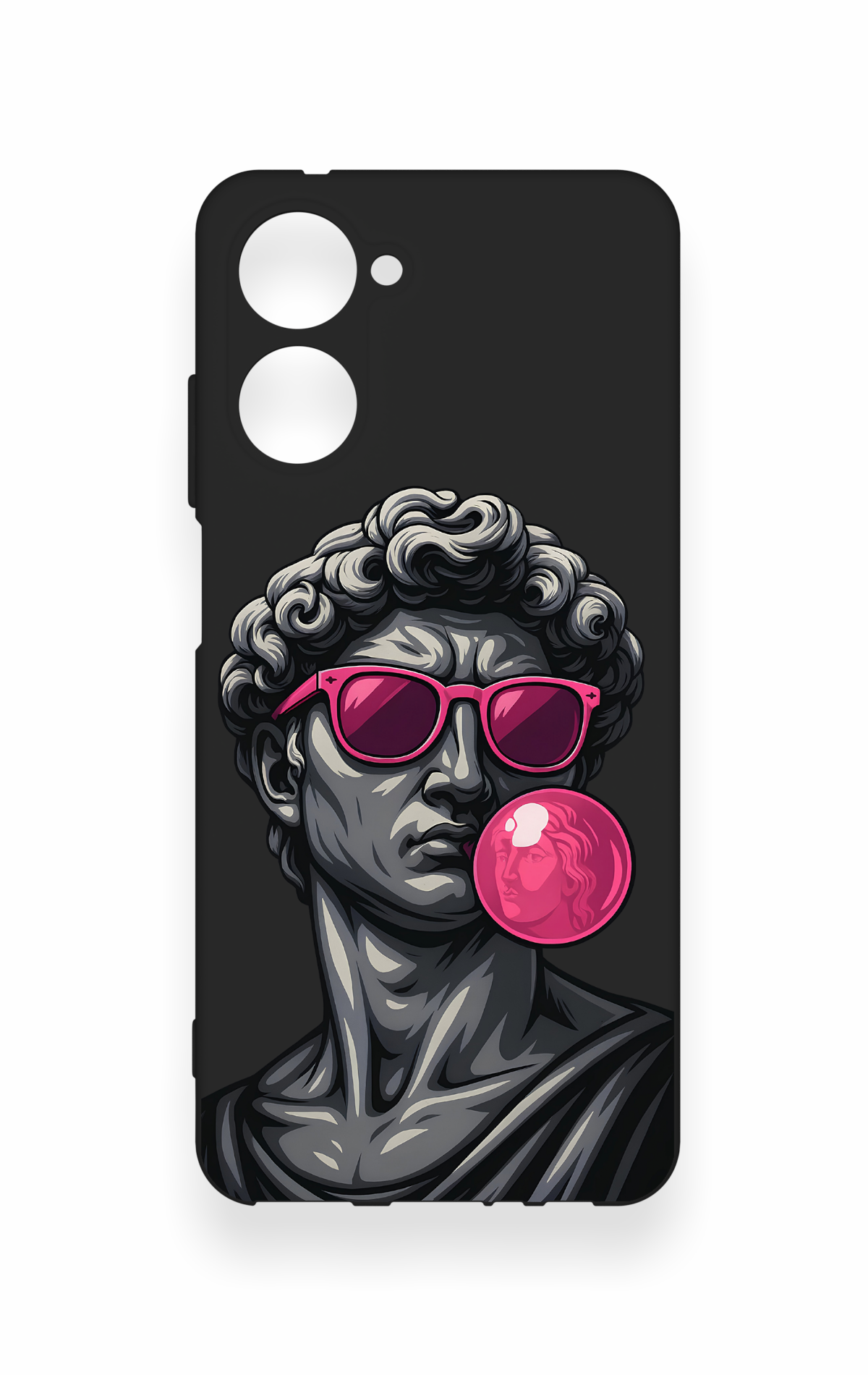 Realme 10 Uyumlu Pop David Desenli Silikon Kılıf